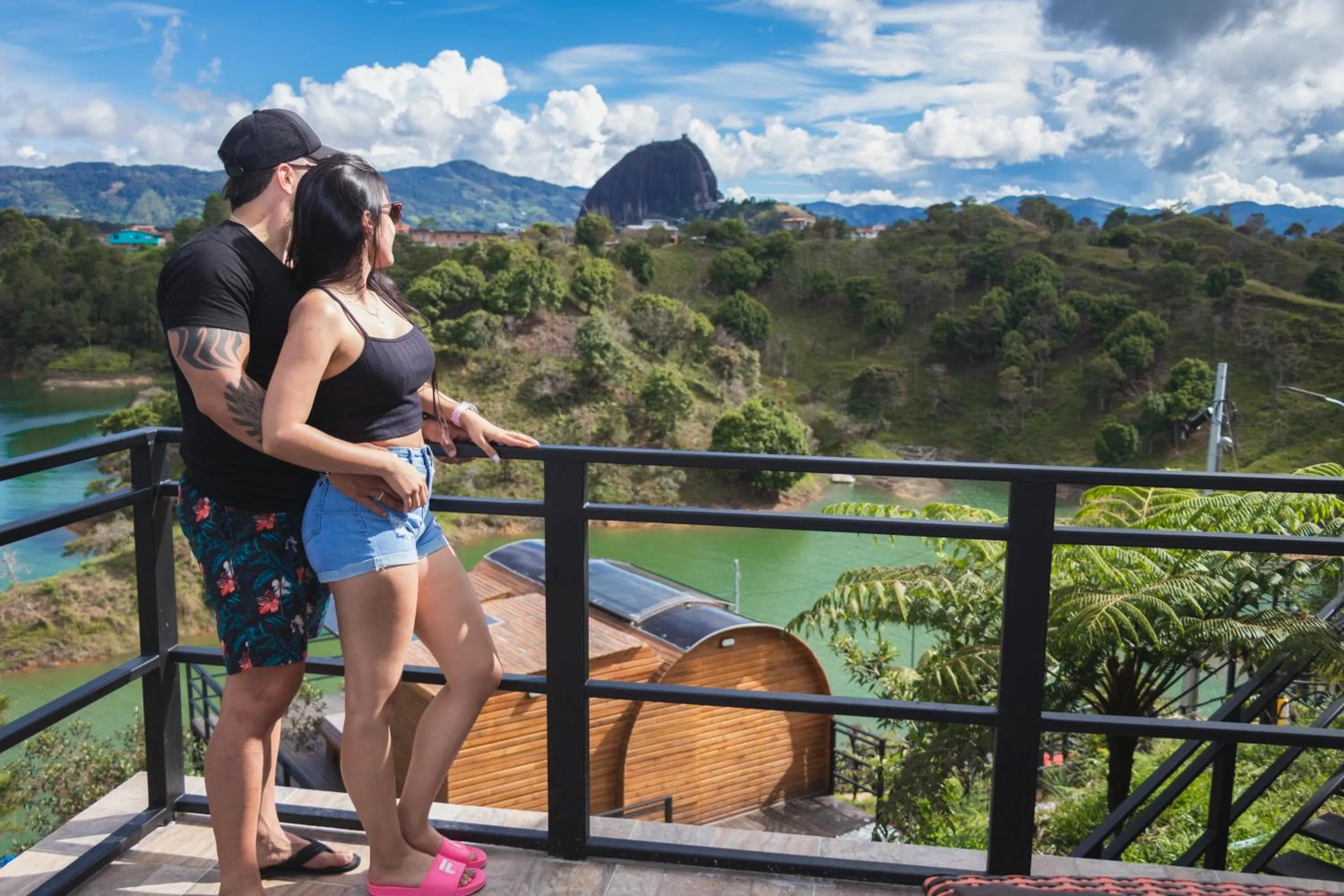 Balcony/Terrace in Glamping The Mountain