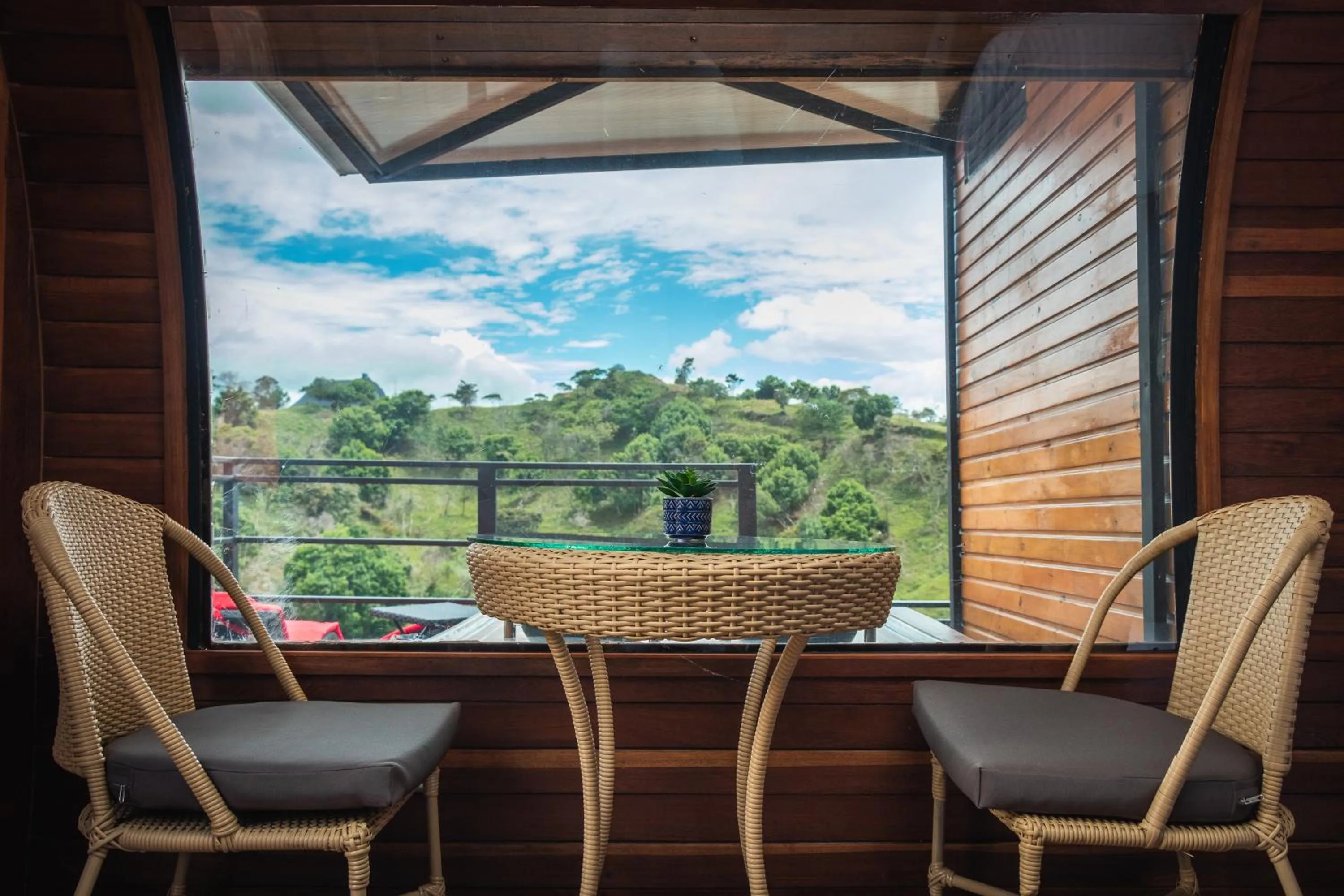 Balcony/Terrace in Glamping The Mountain