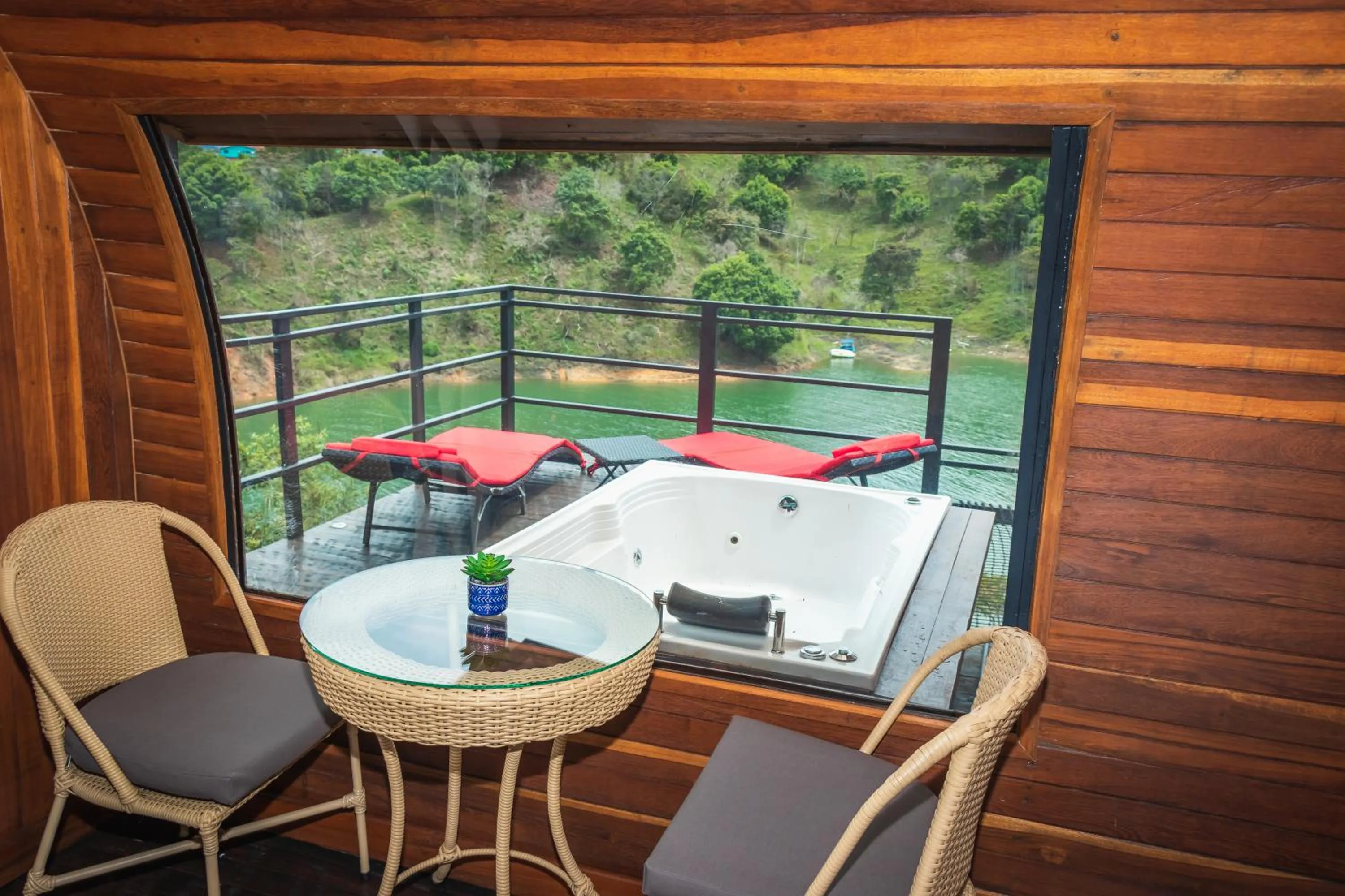 Balcony/Terrace in Glamping The Mountain