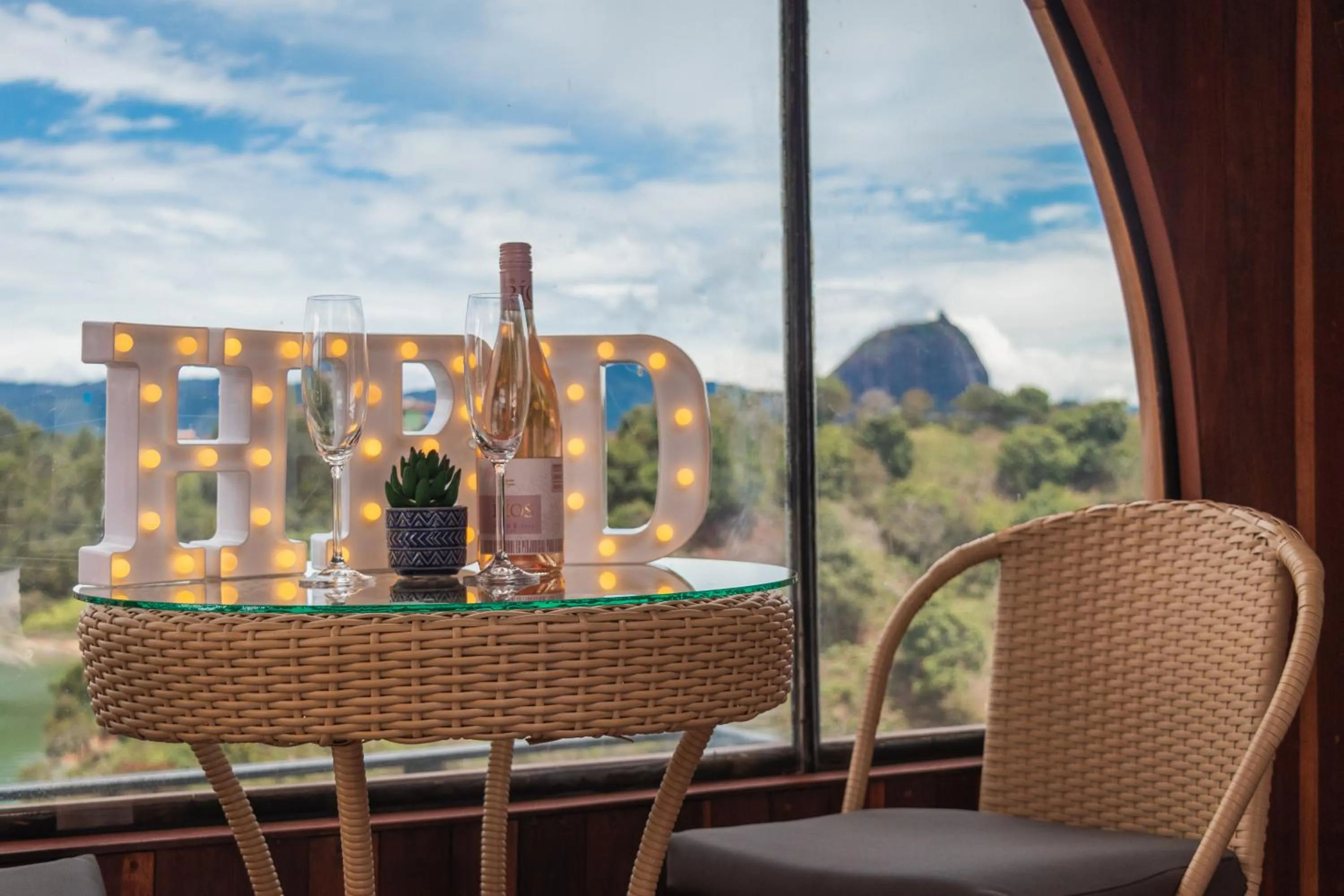 Balcony/Terrace in Glamping The Mountain
