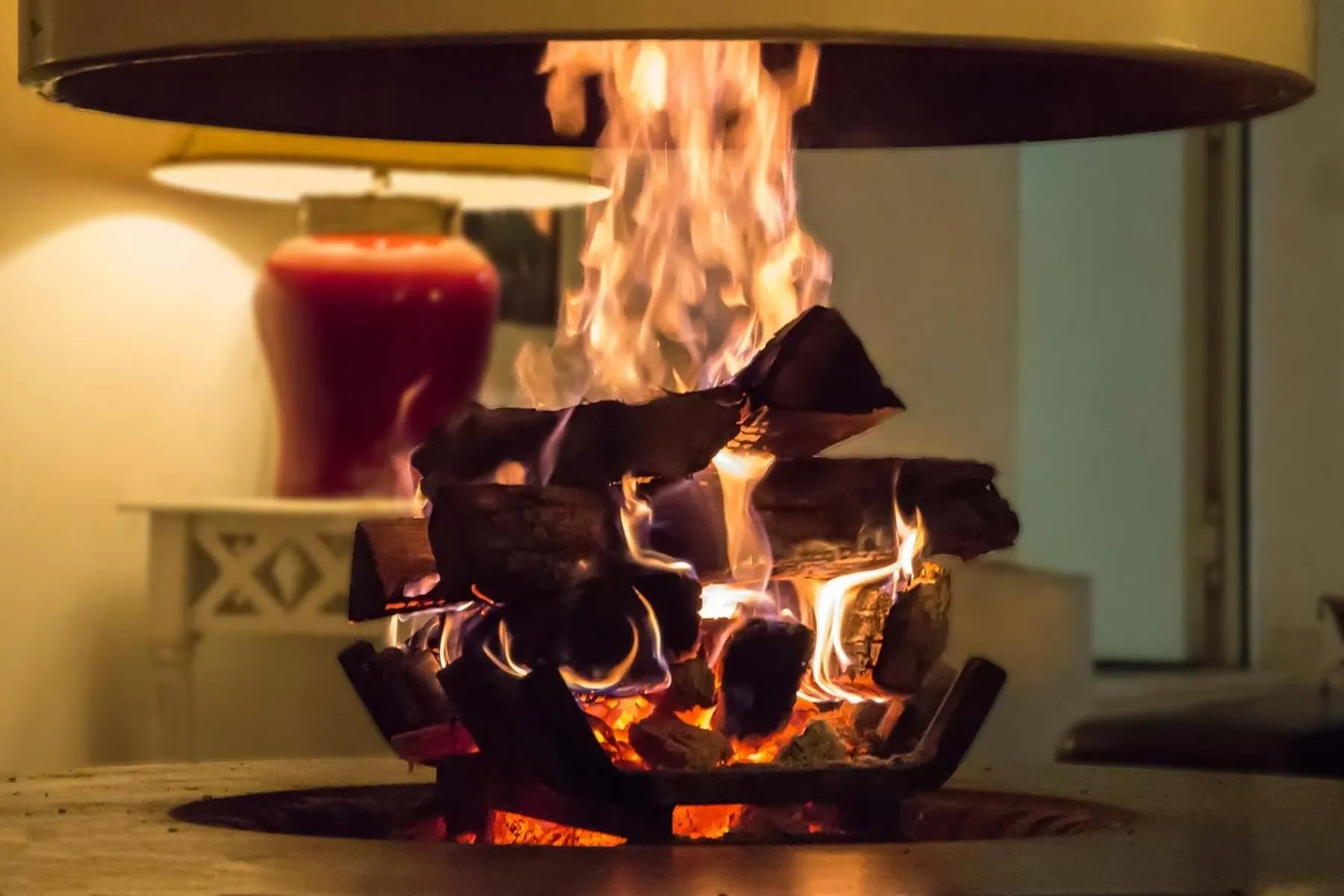 fireplace in Il San Francesco Charming Hotel