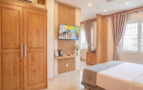 Bed in Lien Do Star Hotel