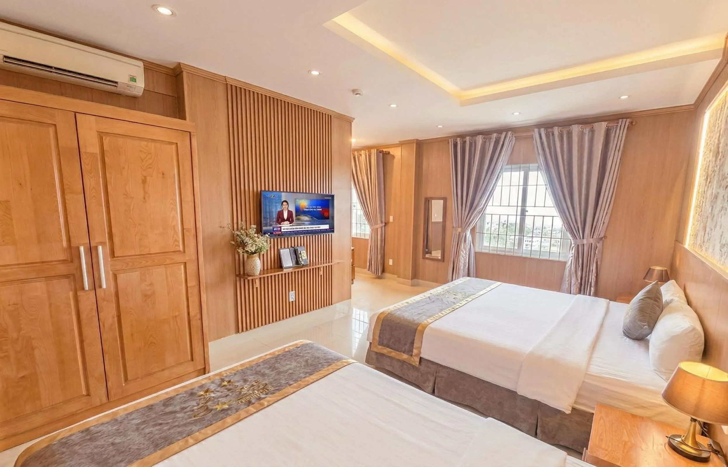 Bed in Lien Do Star Hotel