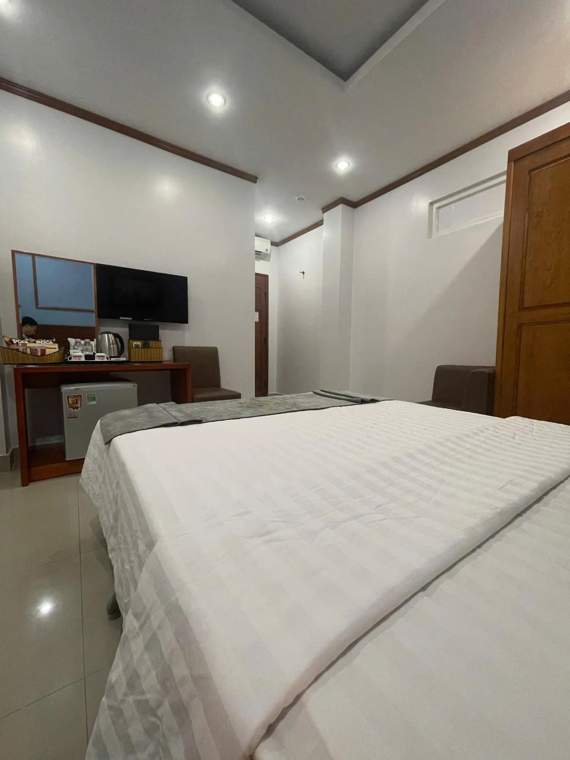 Bed in Lien Do Star Hotel