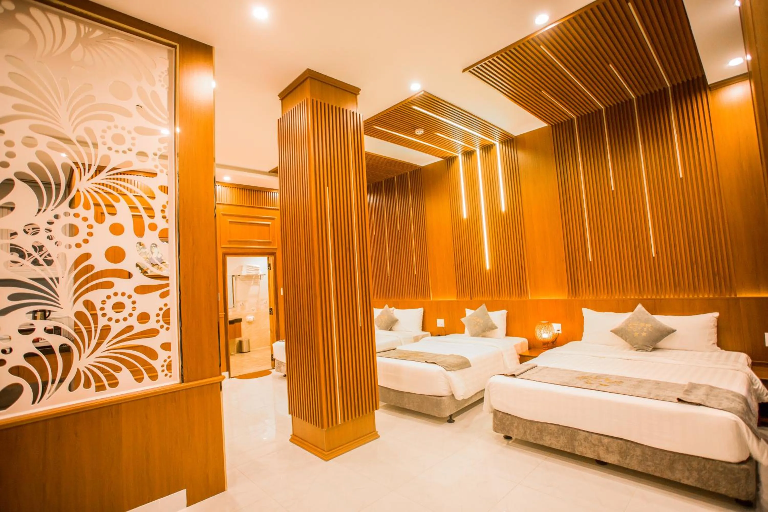 Photo of the whole room, Bed in Lien Do Star Hotel