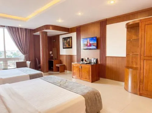 Bed in Lien Do Star Hotel