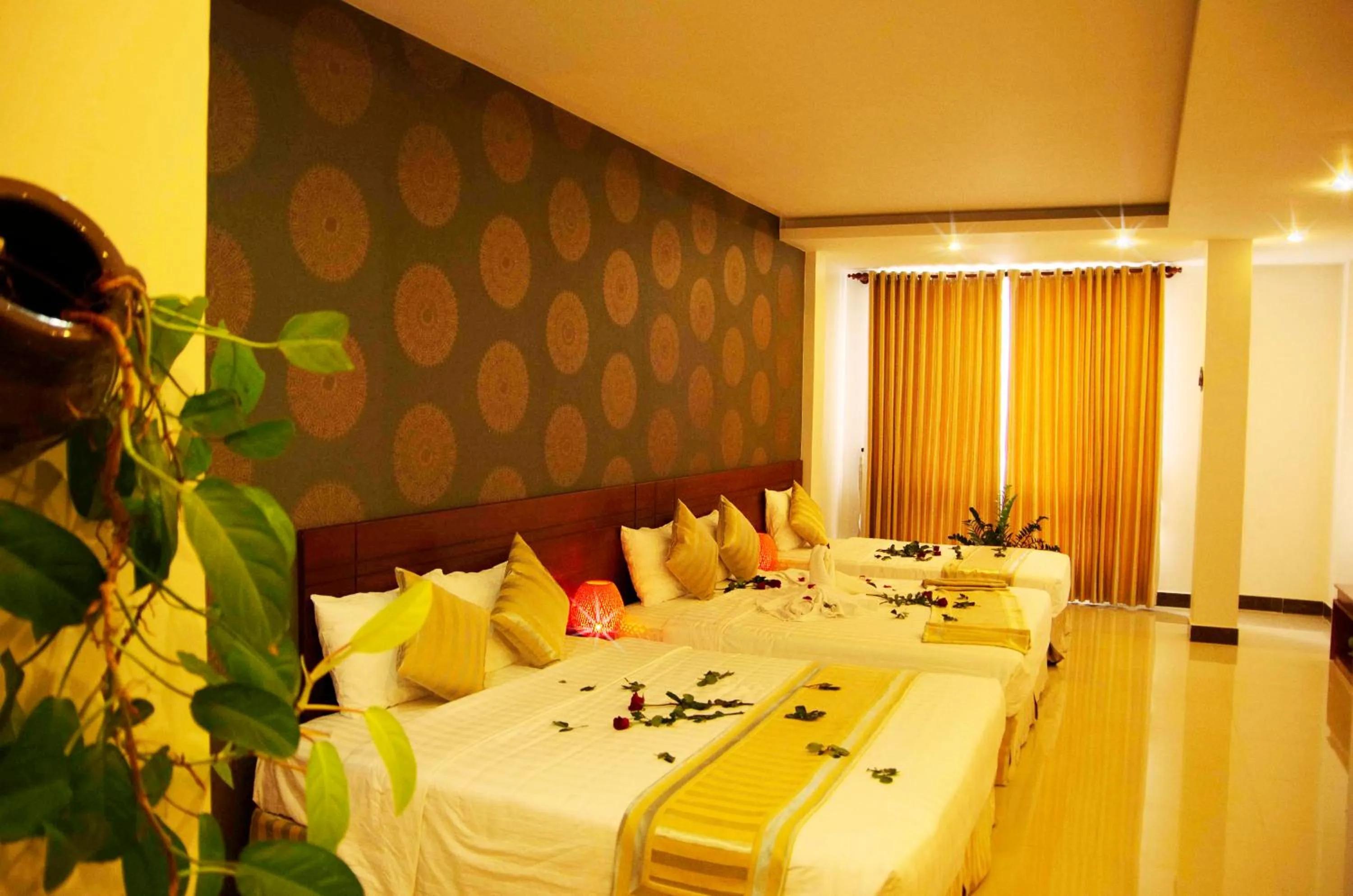 Bed in Lien Do Star Hotel