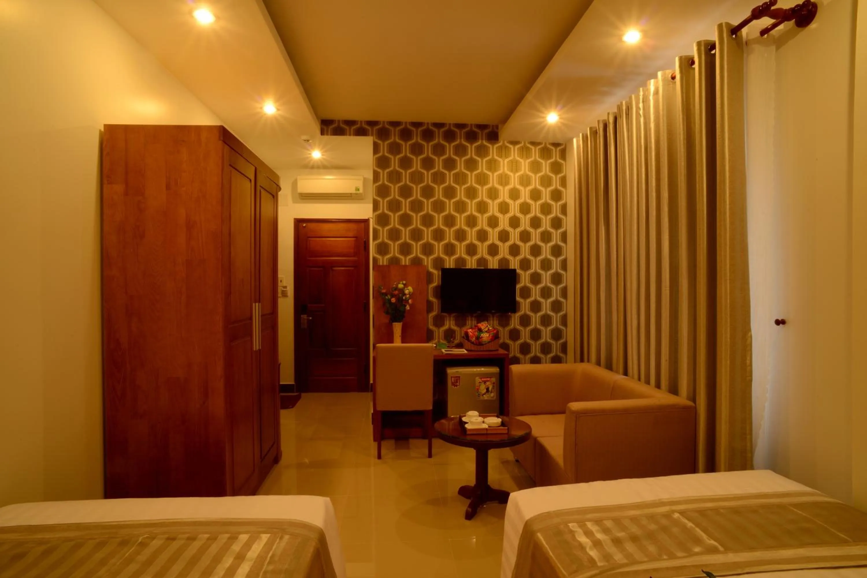 Bed in Lien Do Star Hotel