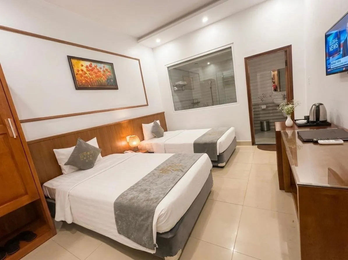 Photo of the whole room, Bed in Lien Do Star Hotel