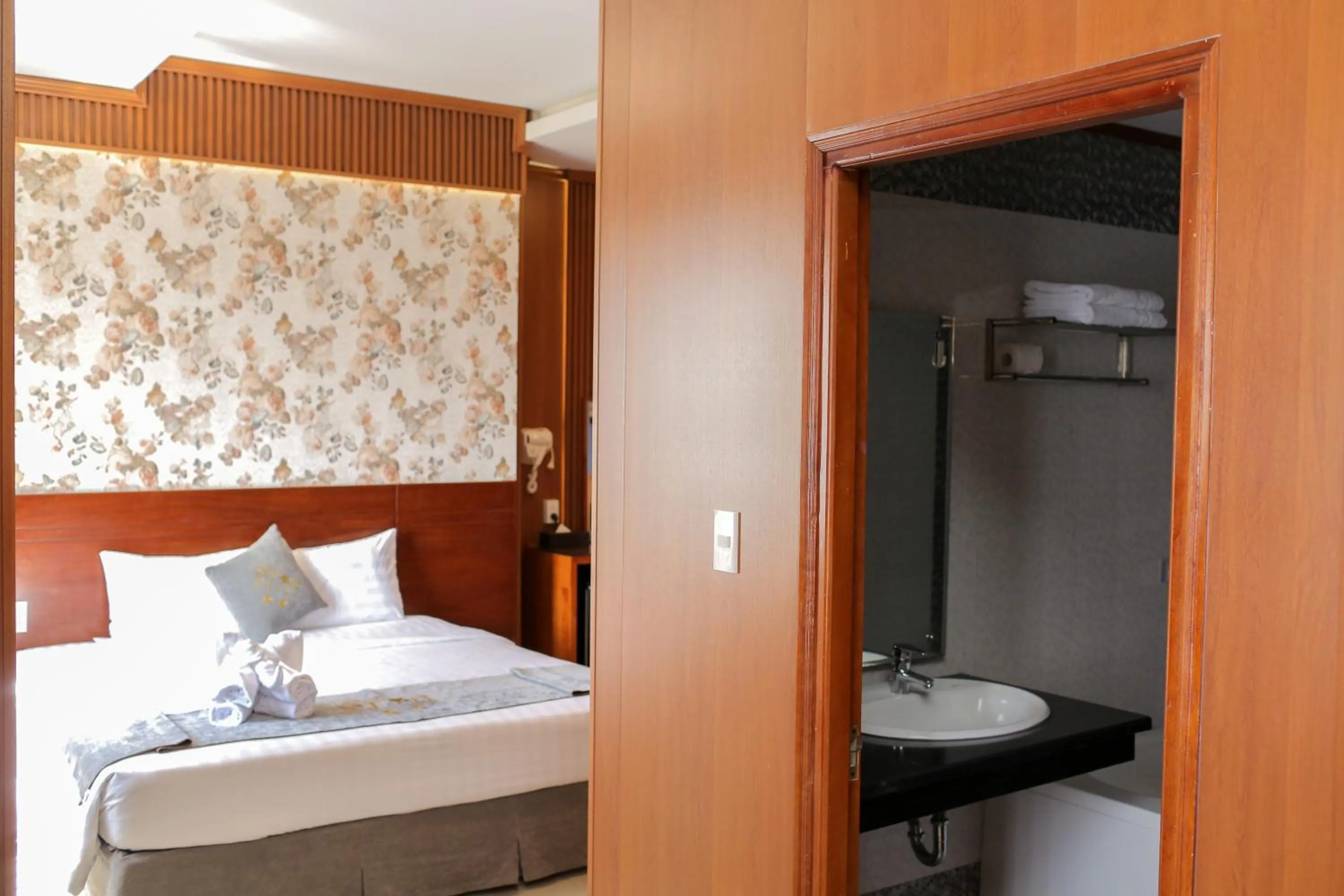 Bed in Lien Do Star Hotel