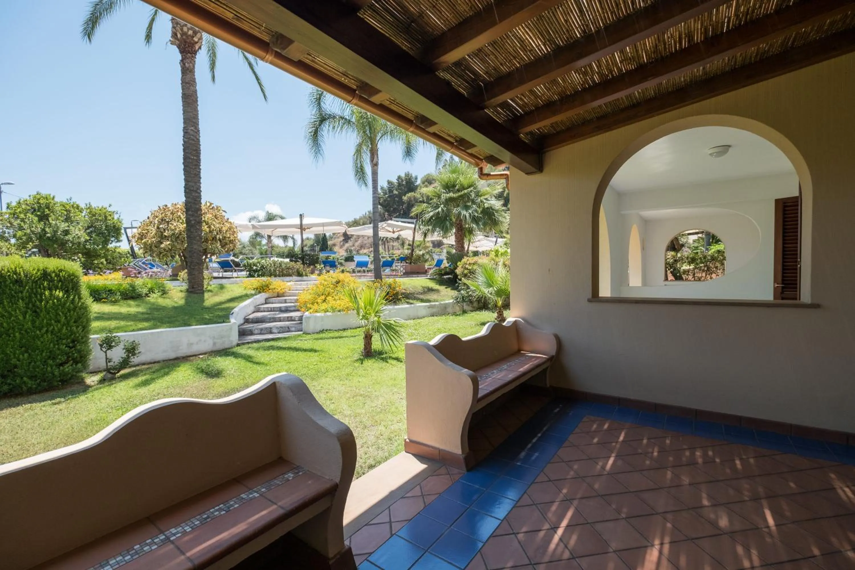Balcony/Terrace in Hotel Aktea