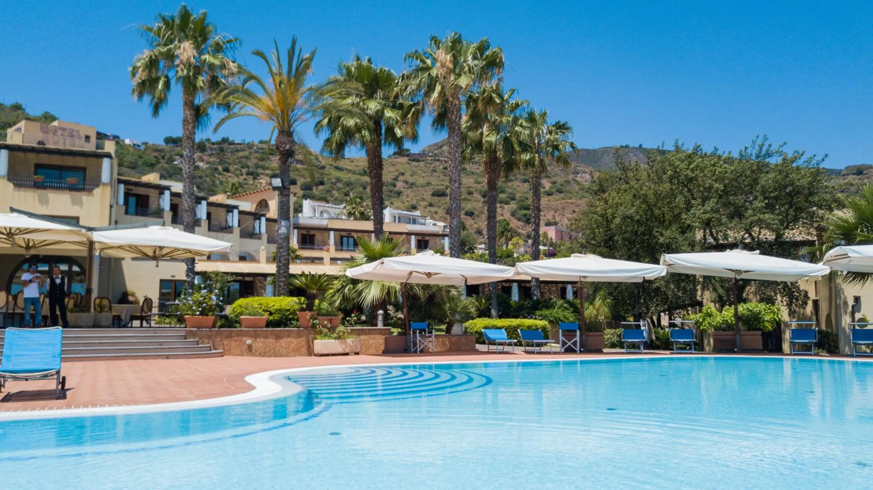 Swimming pool in Hotel Aktea