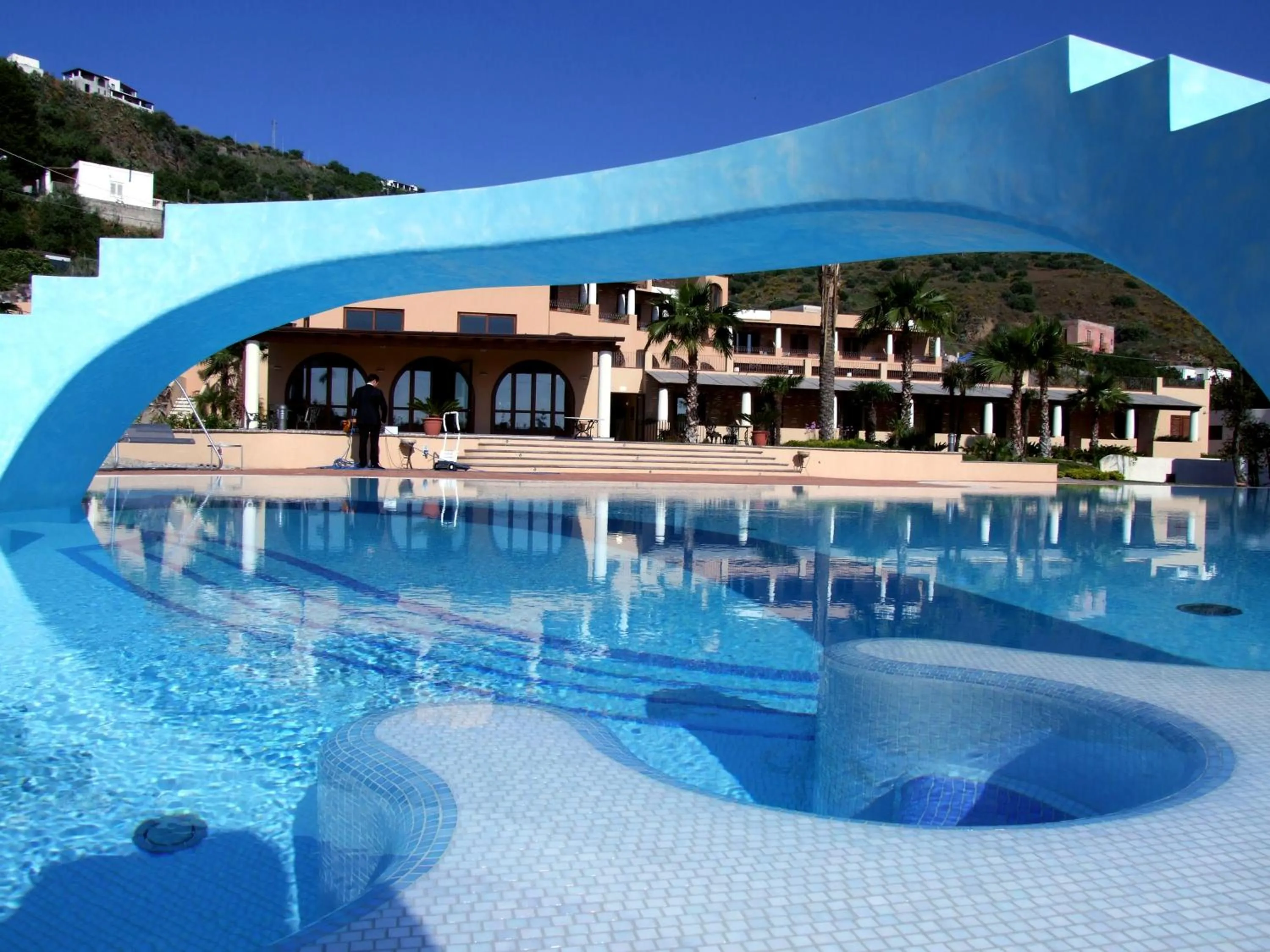 Swimming pool in Hotel Aktea