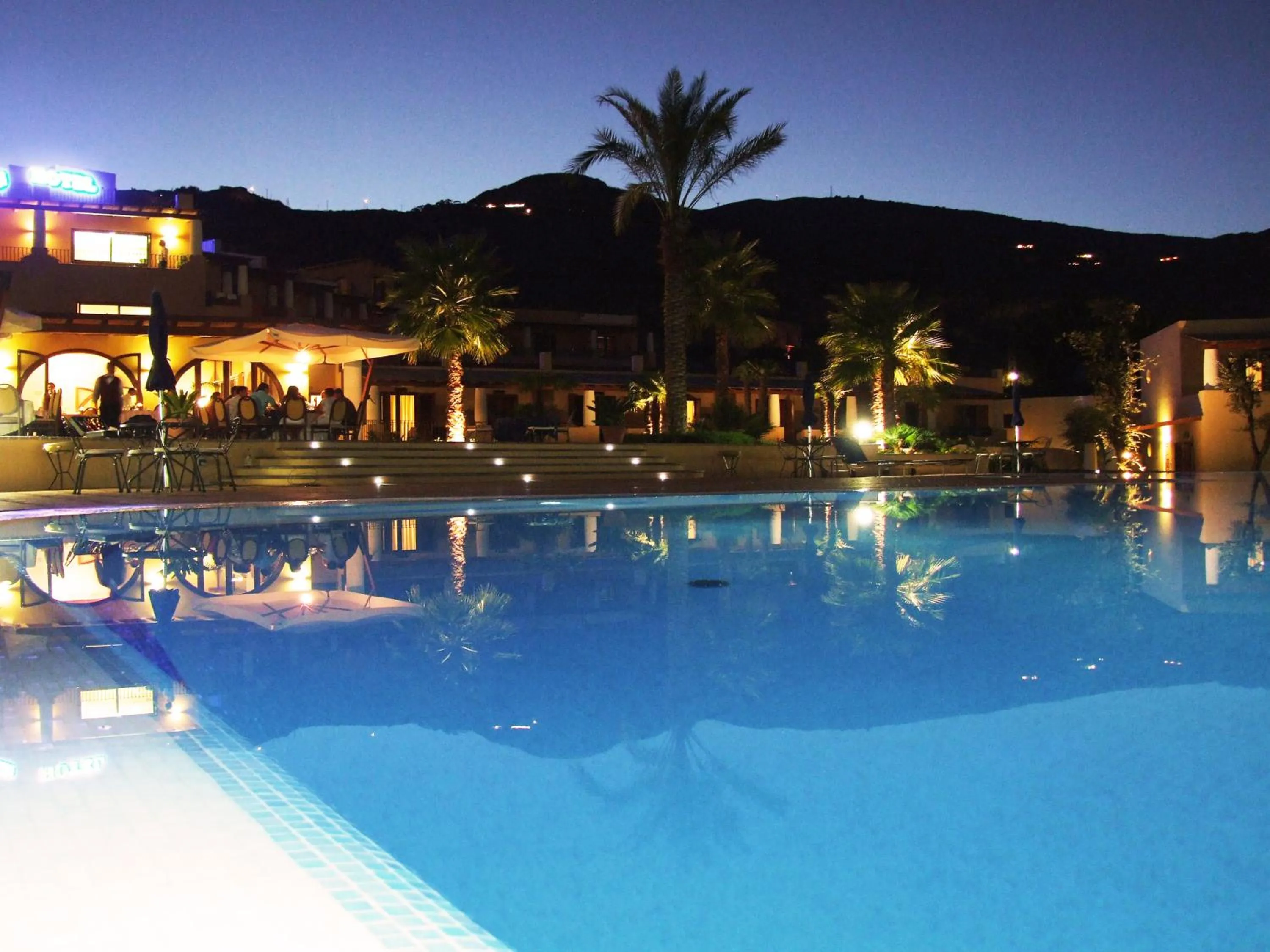 Swimming pool in Hotel Aktea