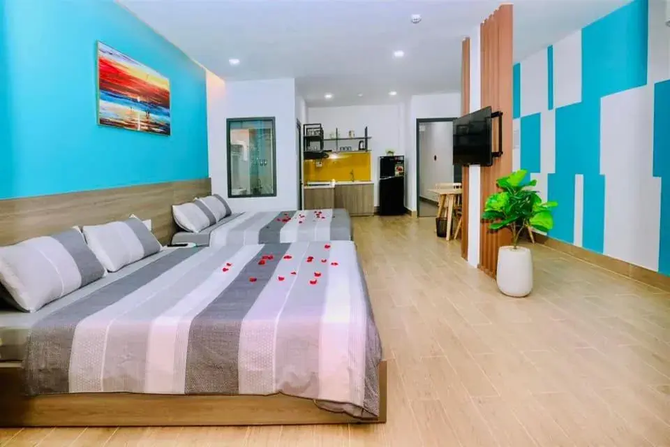 Bed in HÀO PHÁT HOTEL NHA TRANG Bed in HÀO PHÁT HOTEL NHA TRANG