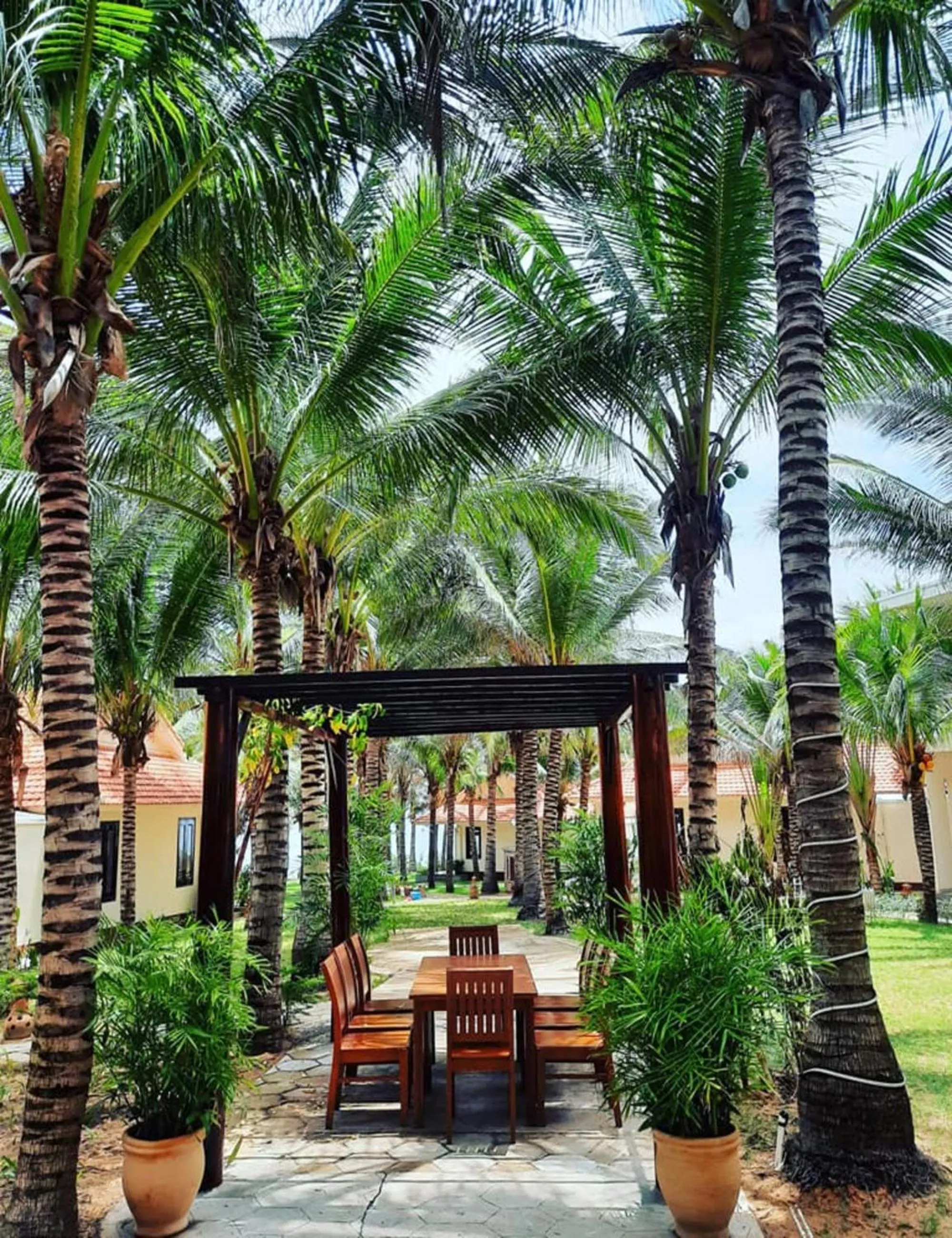 On site in Saigon Emerald Beach Resort