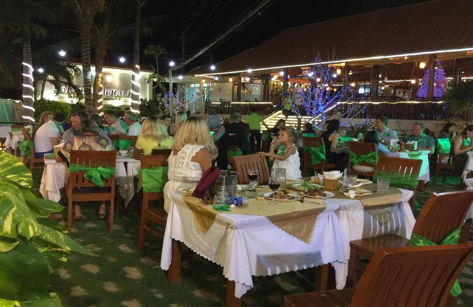 group of guests in Saigon Emerald Beach Resort