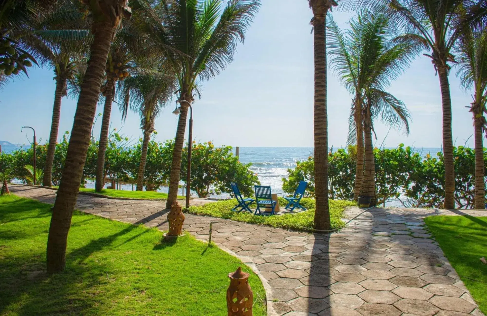 Garden view in Saigon Emerald Beach Resort Garden view in Saigon Emerald Beach Resort