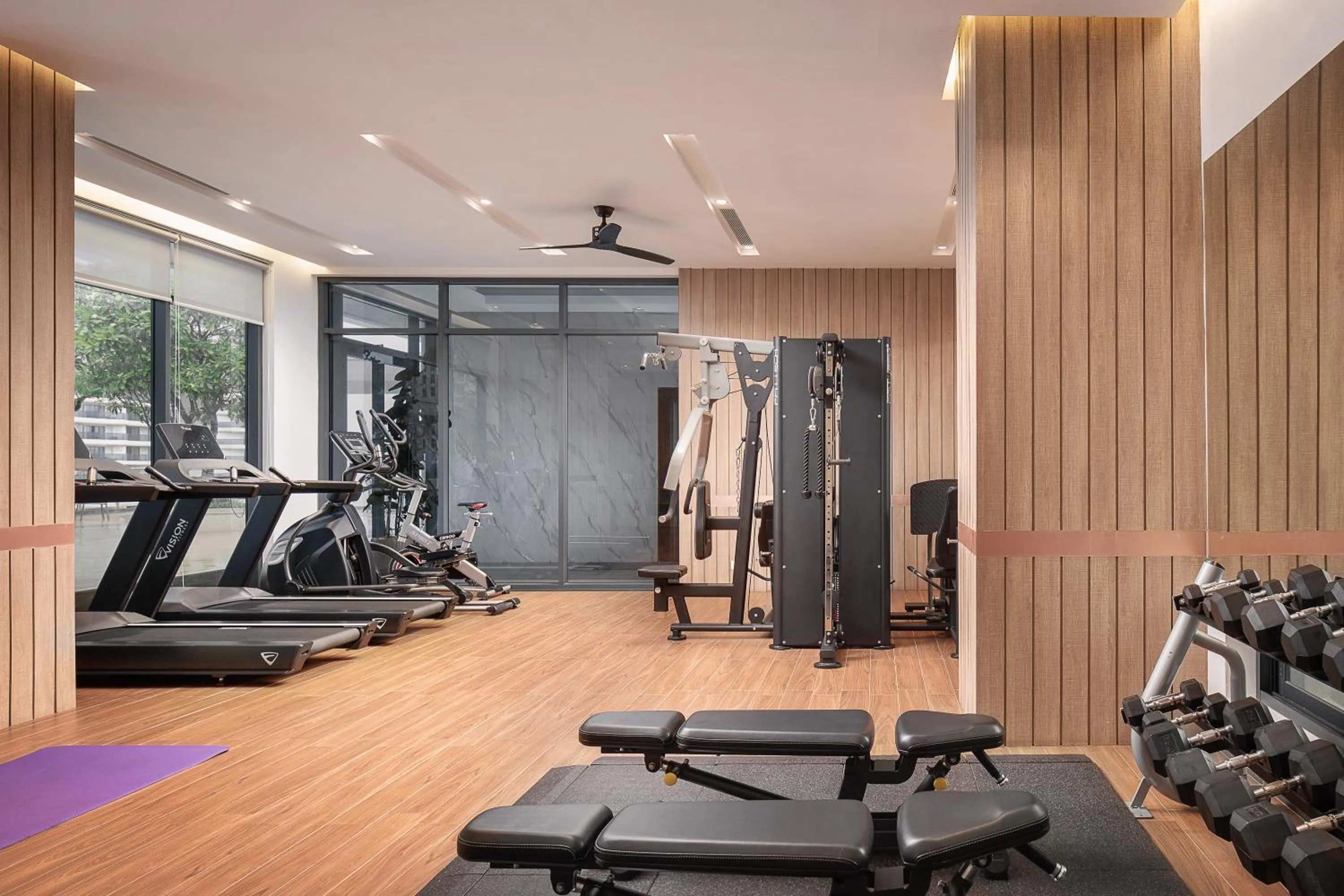 Fitness centre/facilities in RIVA Hotel SHV
