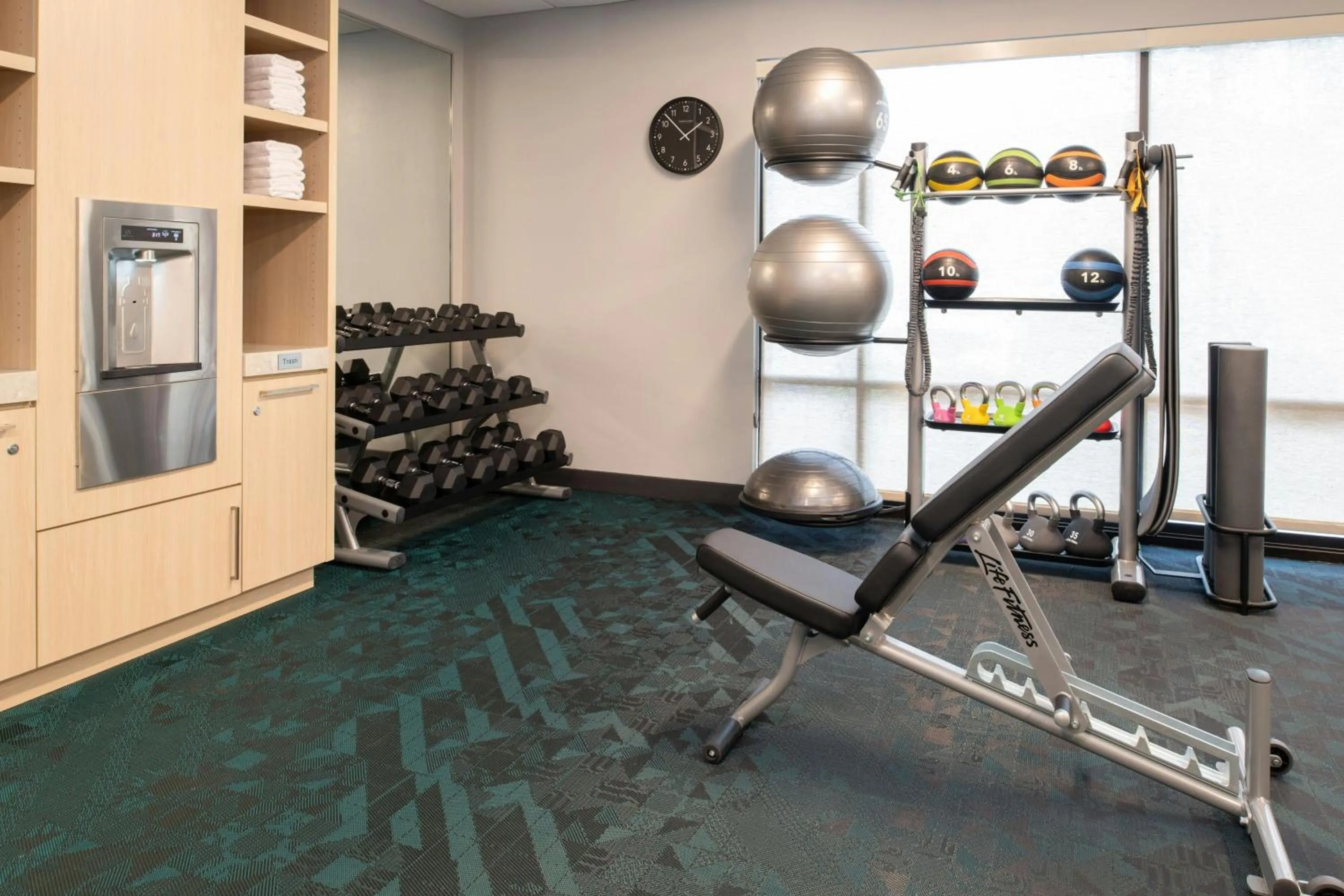 Fitness centre/facilities in TownePlace Suites by Marriott Jackson Ridgeland/The Township at Colony Park