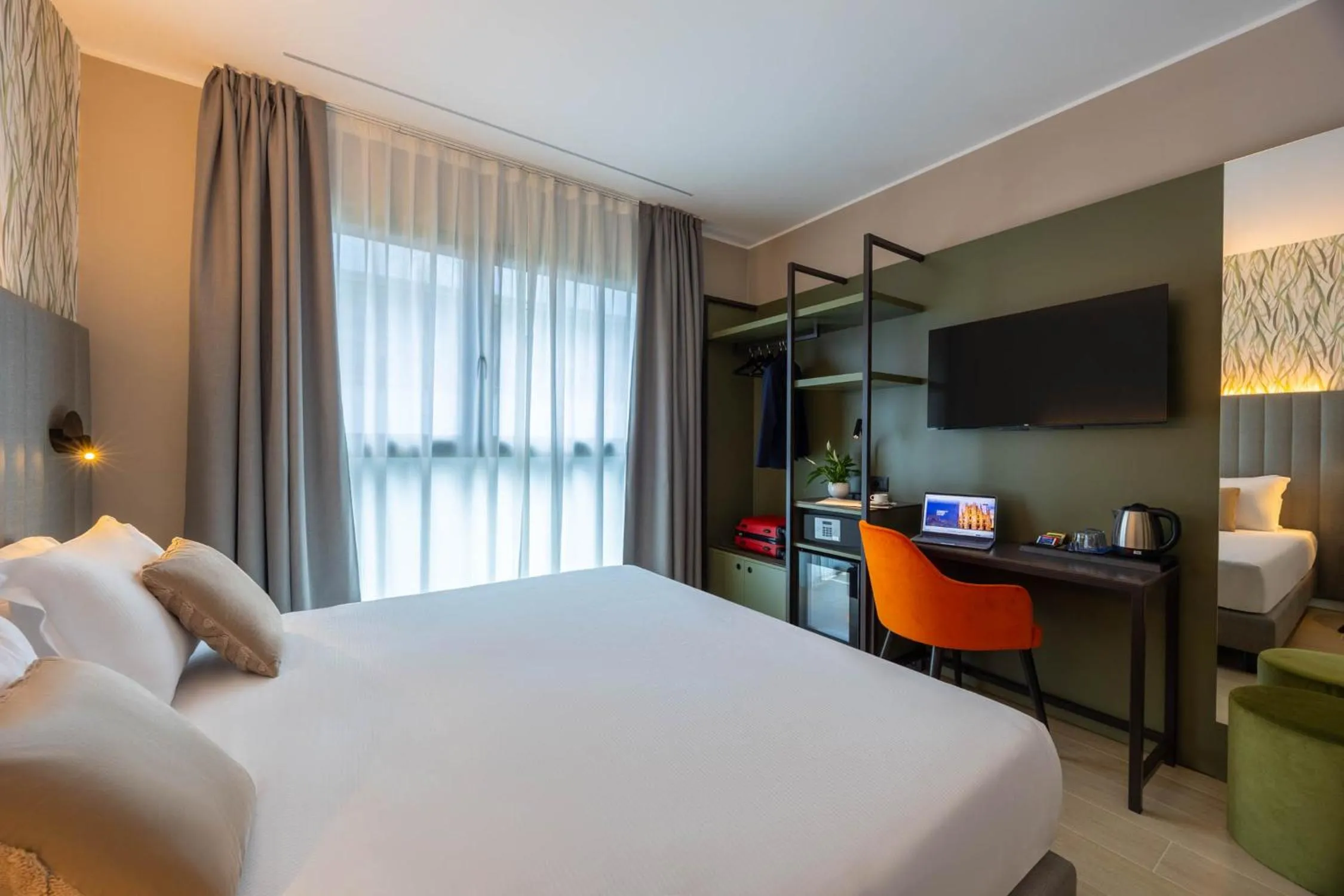 Bed in iH Hotels Milano Watt 13