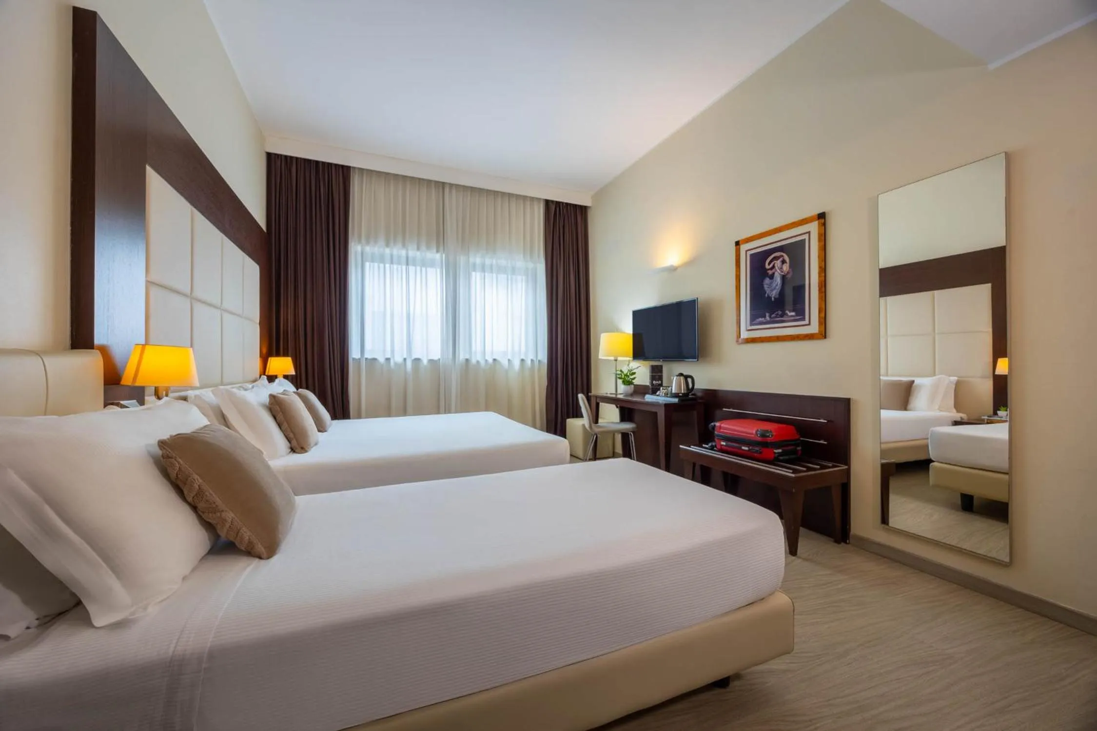 Bed in iH Hotels Milano Watt 13