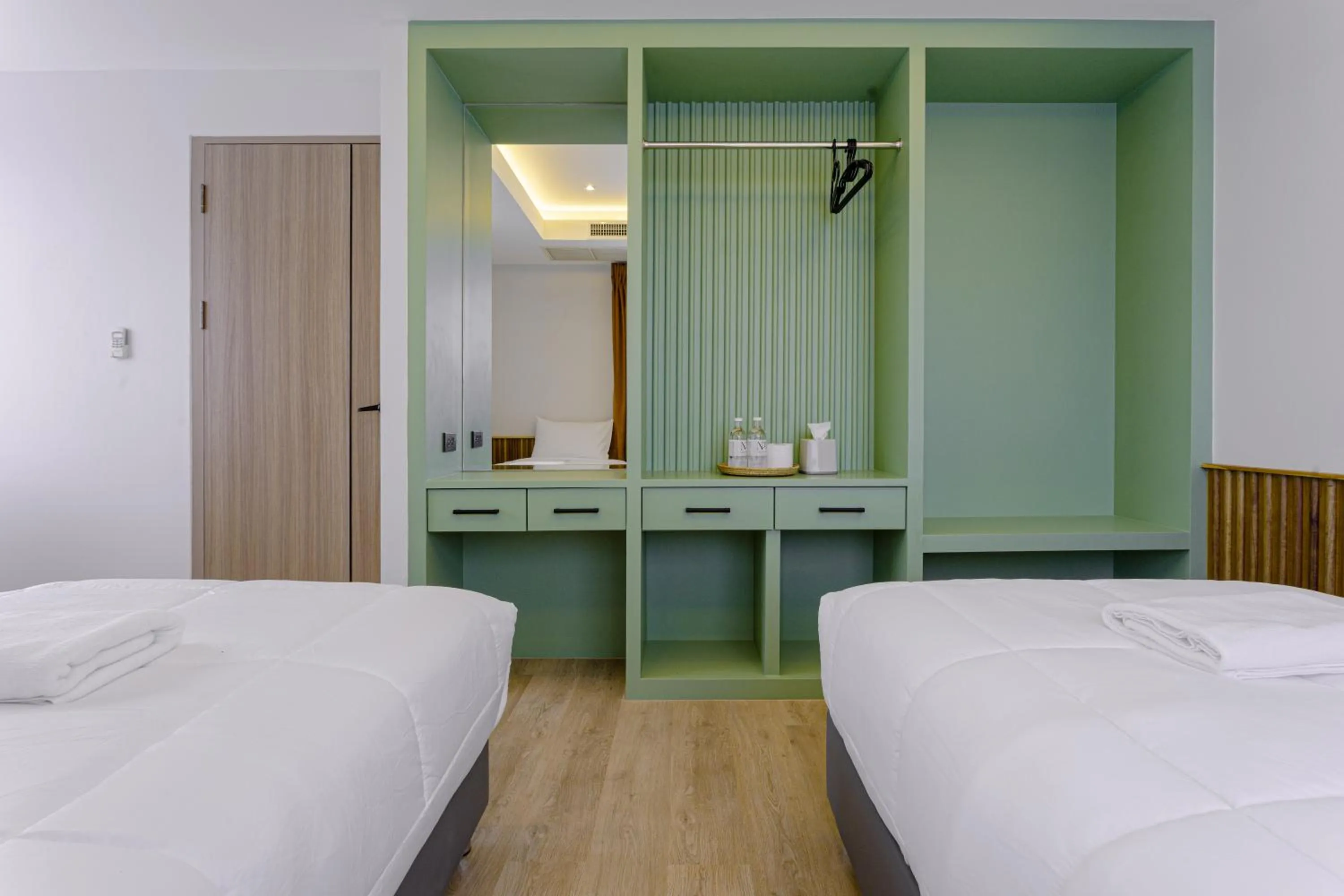 Bed in Nakornping Boutique Hotel