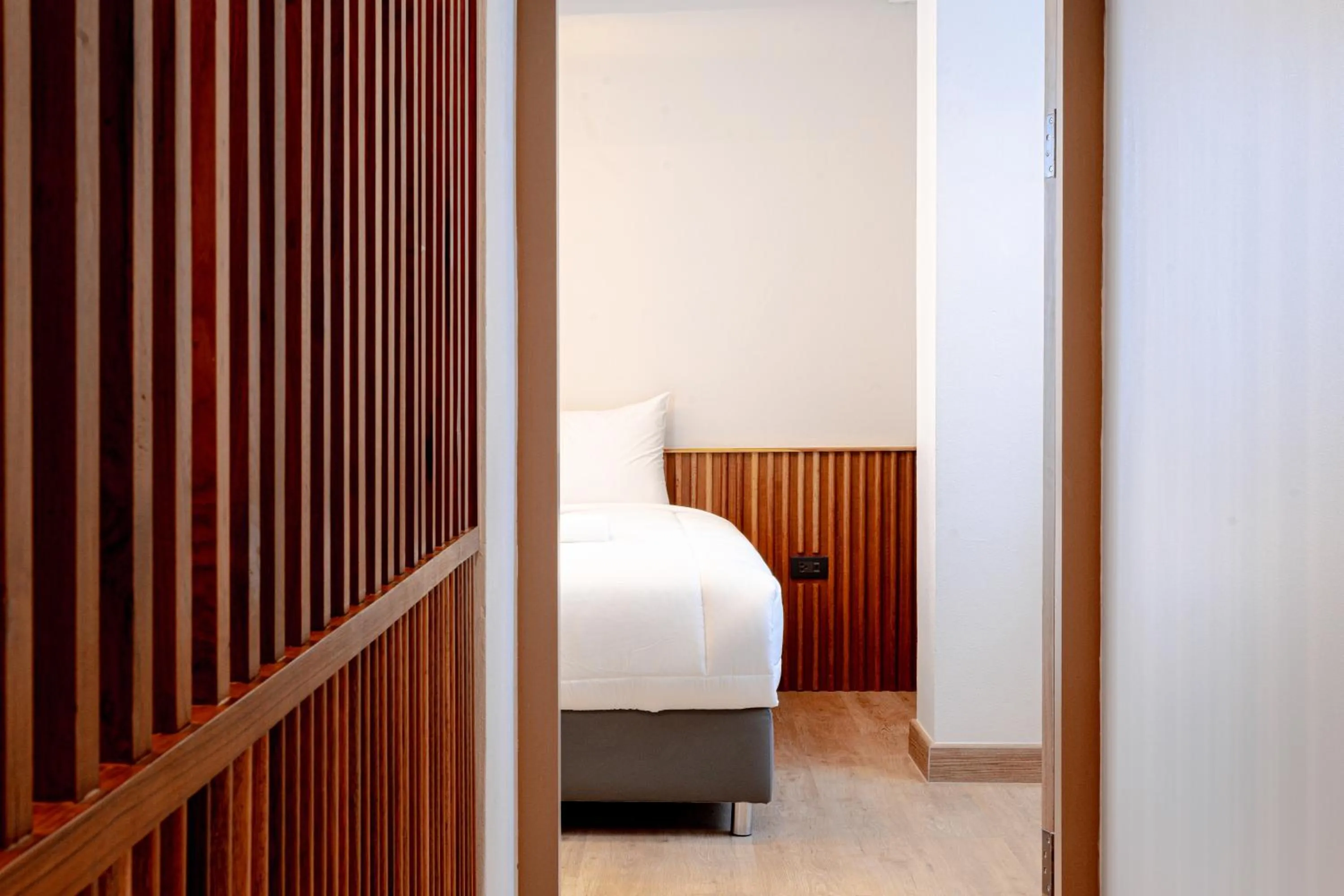 Photo of the whole room, Bed in Nakornping Boutique Hotel