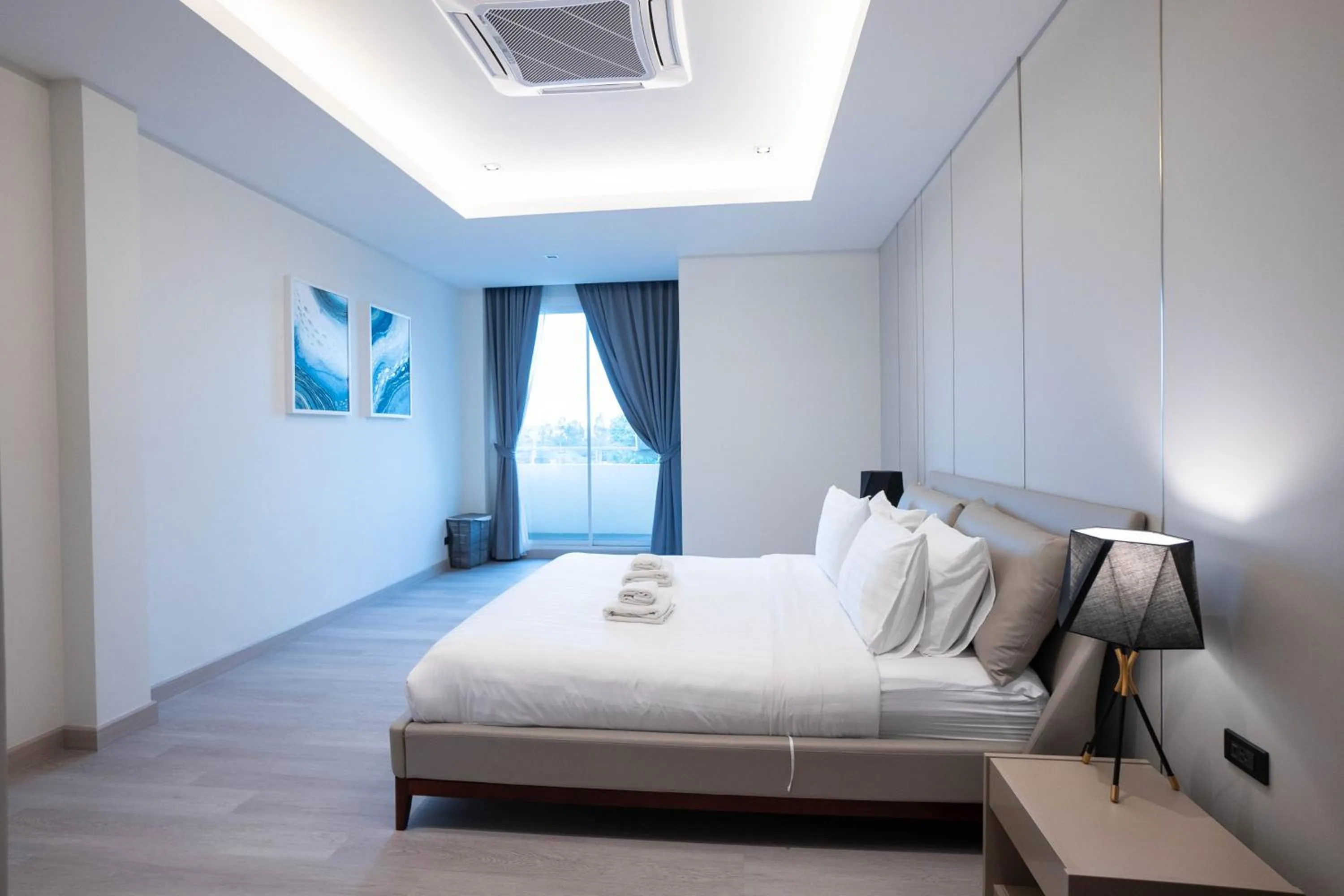 Bed in Nakornping Boutique Hotel