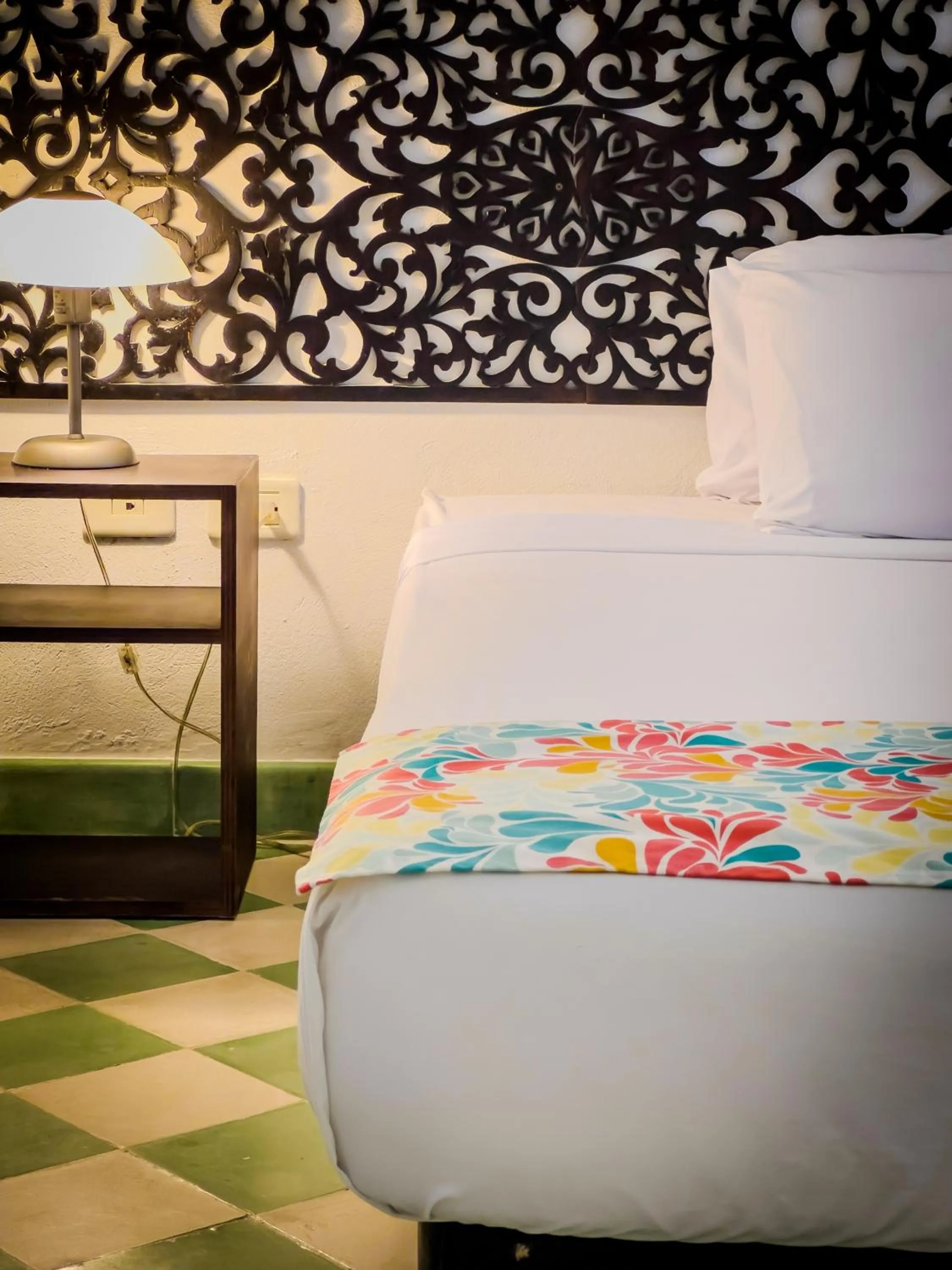 Bed in The Orange House Santa Marta