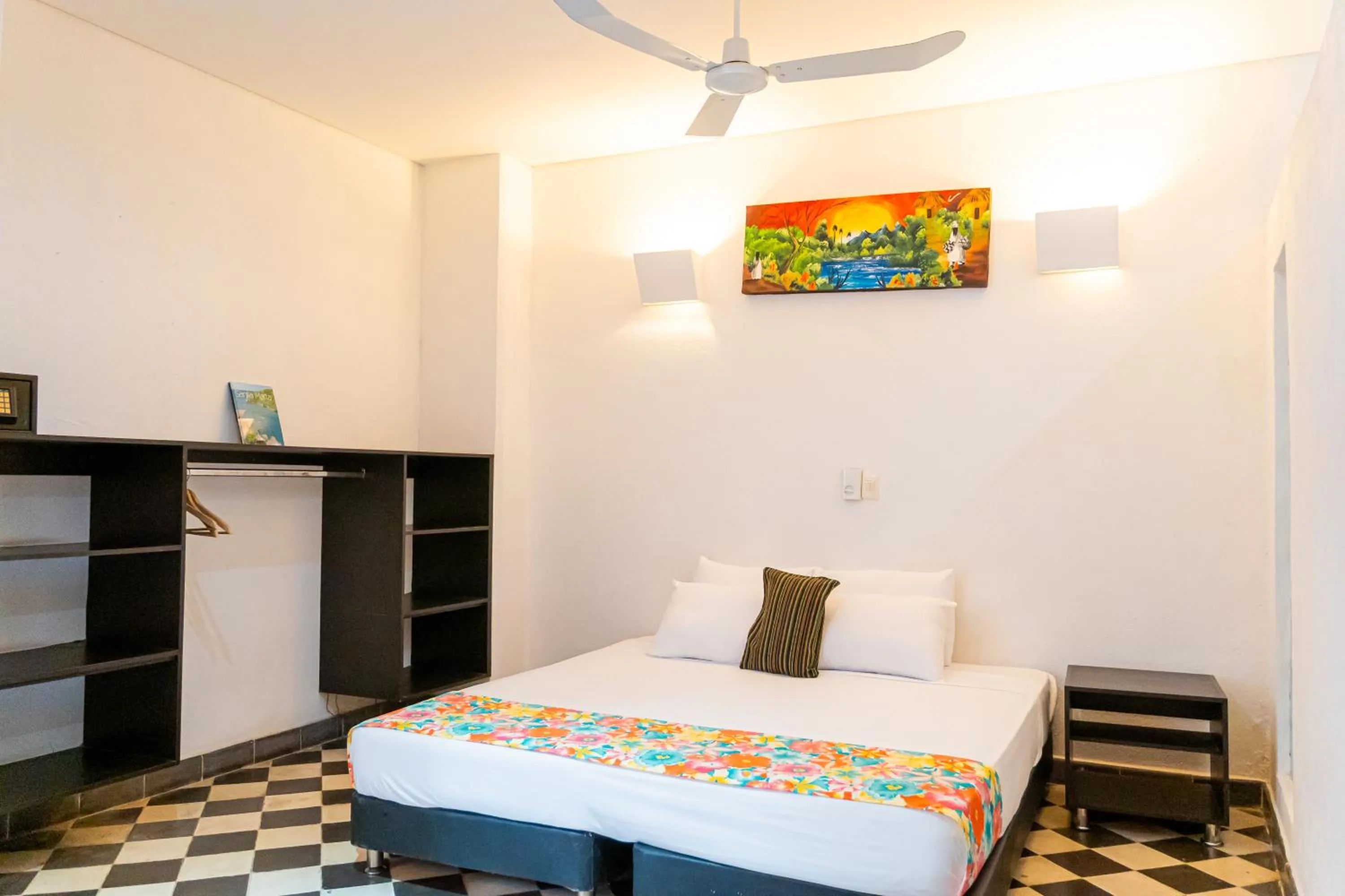 Bed in Hotel Puerto Pelicano