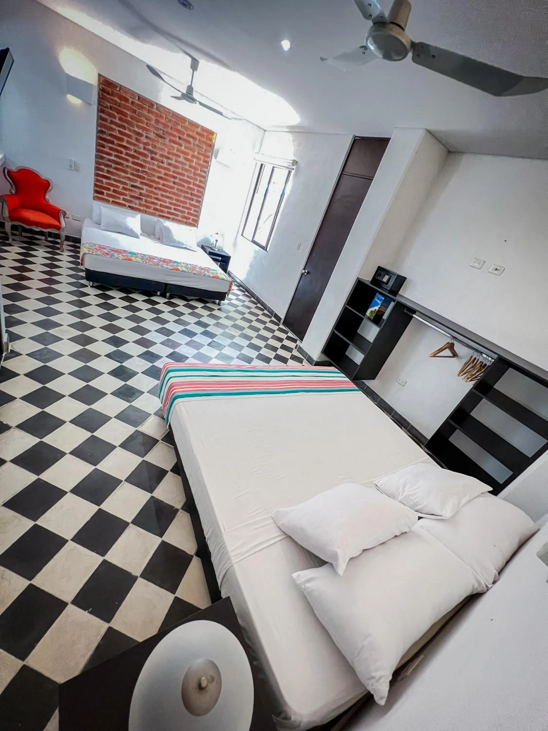 Bed in The Orange House Santa Marta