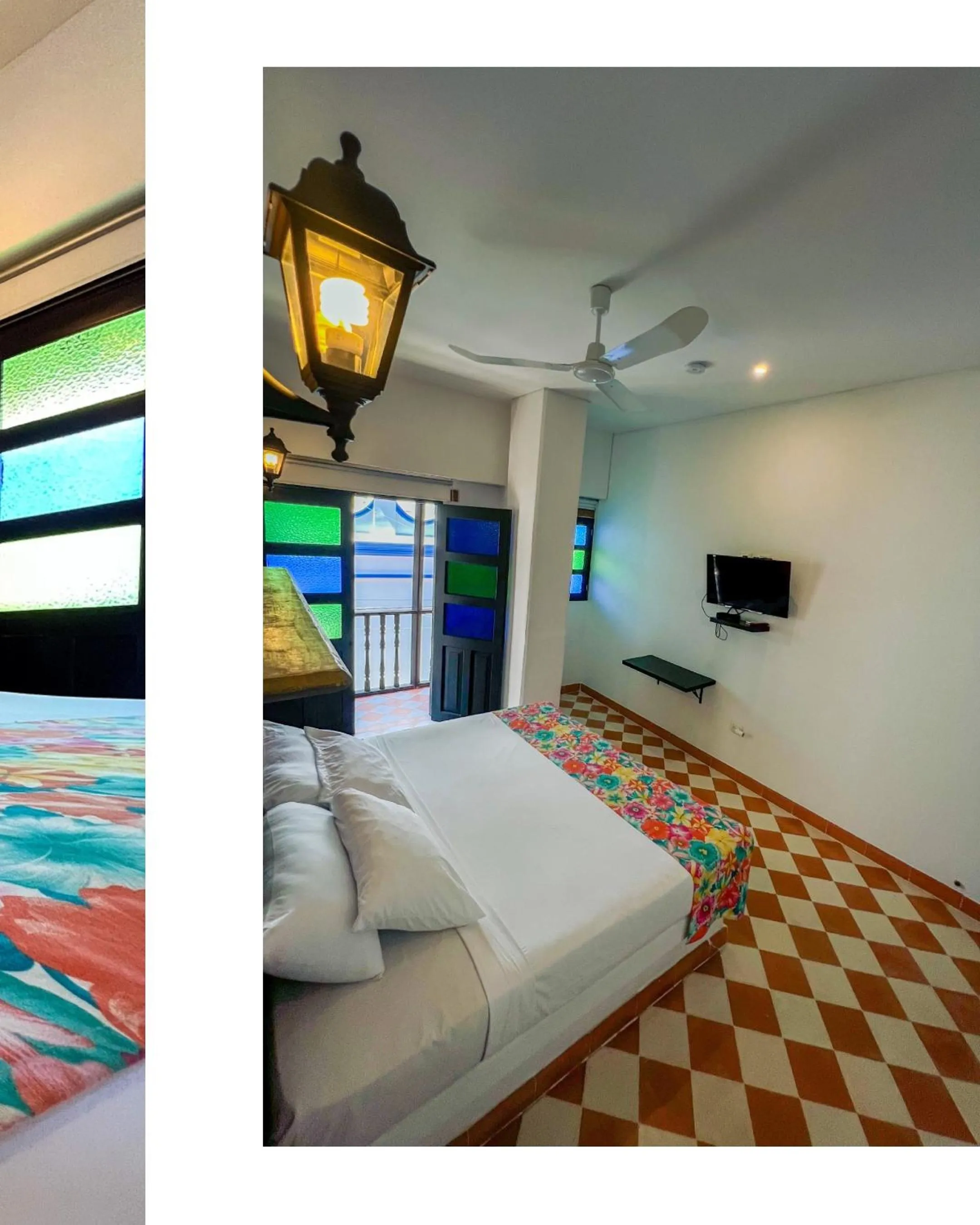 Bed in The Orange House Santa Marta