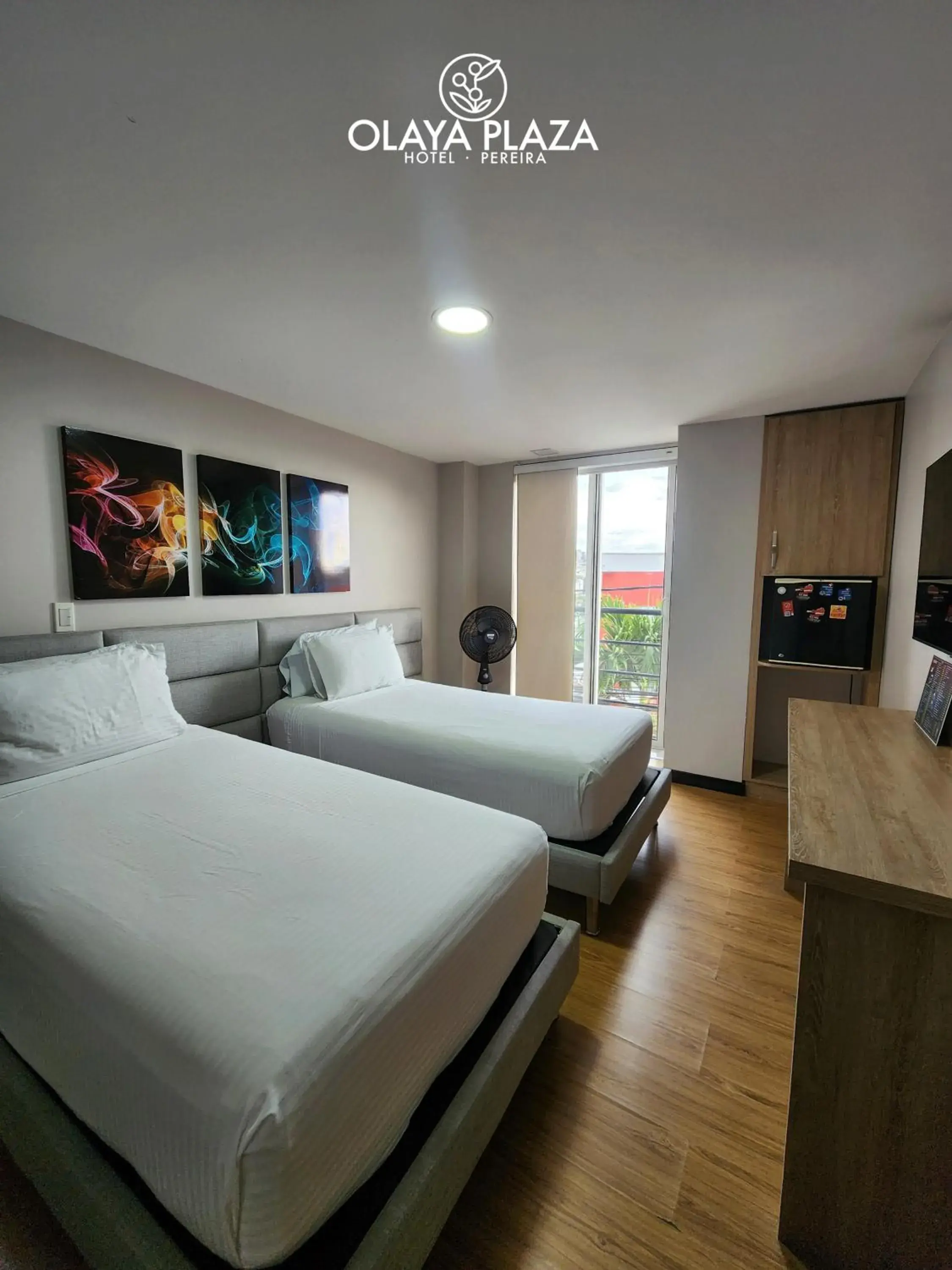 Double Room with Two Double Beds in Hotel Olaya Plaza Double Room with Two Double Beds in Hotel Olaya Plaza
