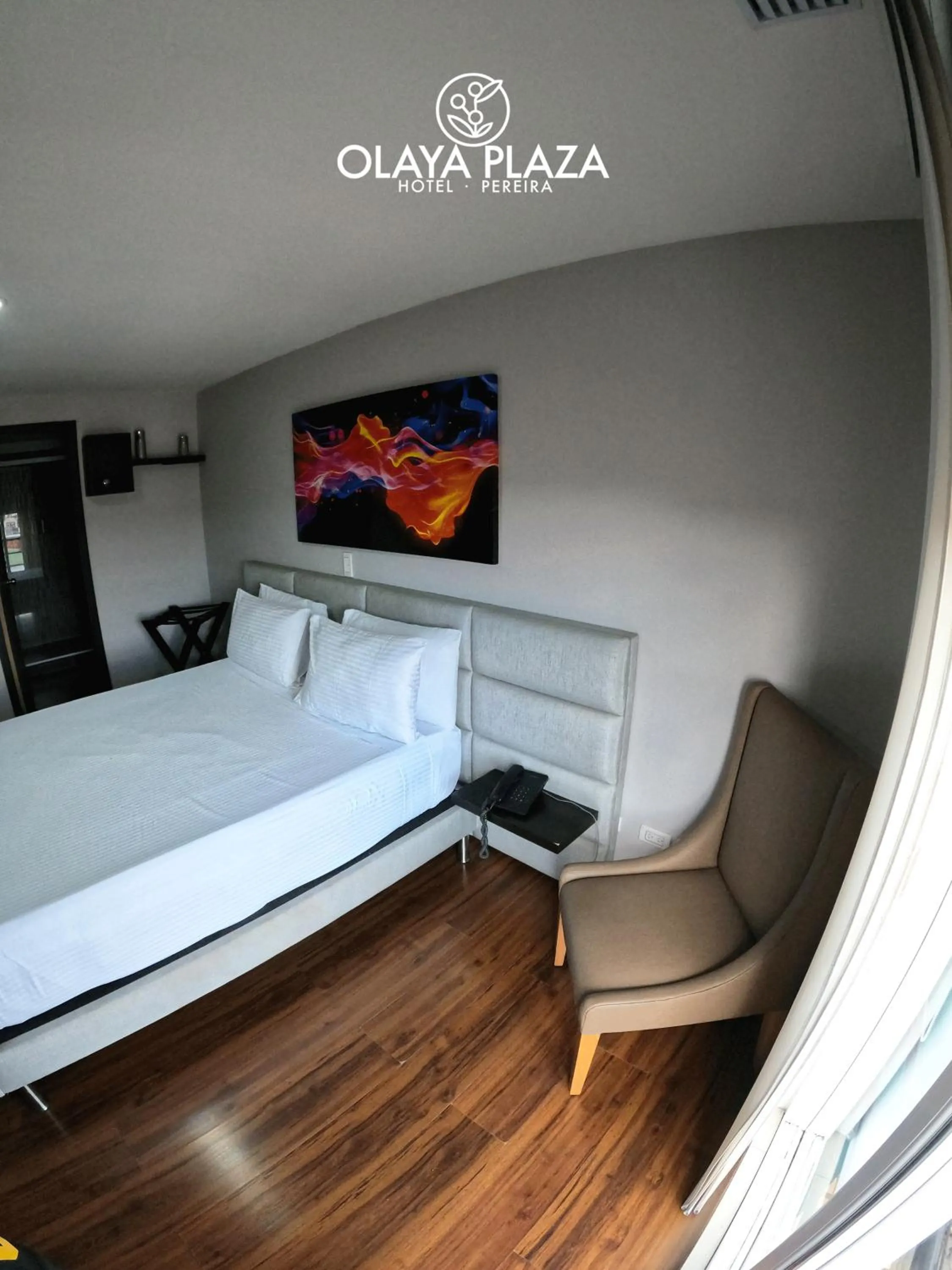 Bed in Hotel Olaya Plaza