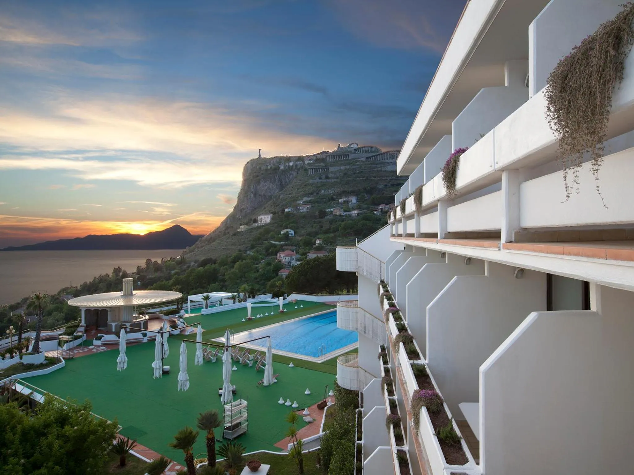 Balcony/Terrace in Grand Hotel Pianeta Maratea Resort