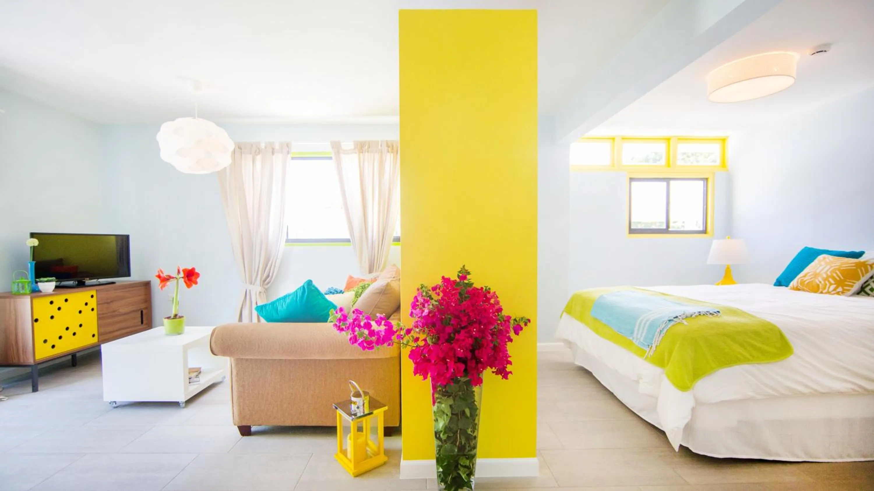 Bed in Bubali Bliss Studios & Villas