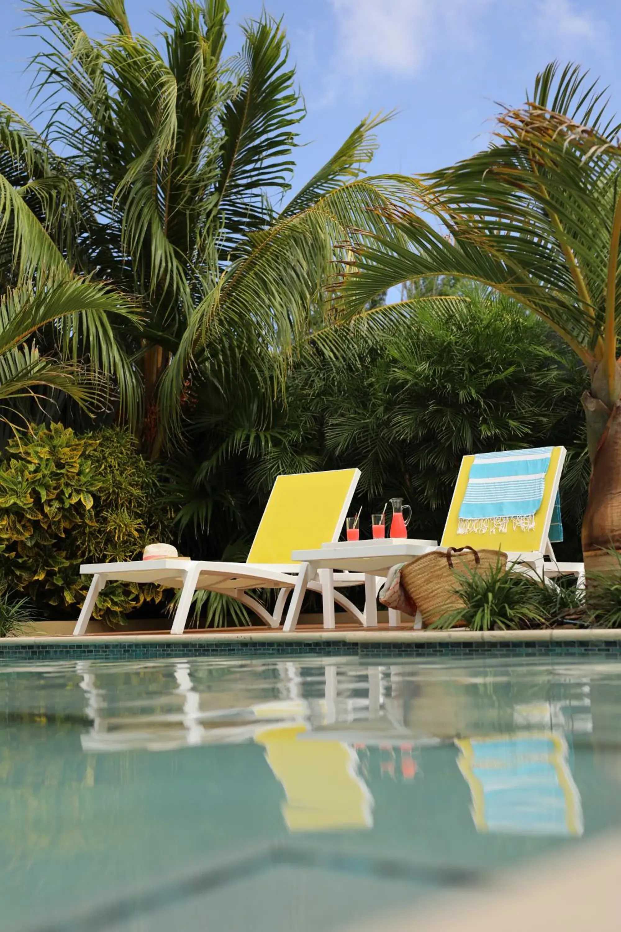 Pool view in Bubali Bliss Studios & Villas Pool view in Bubali Bliss Studios & Villas