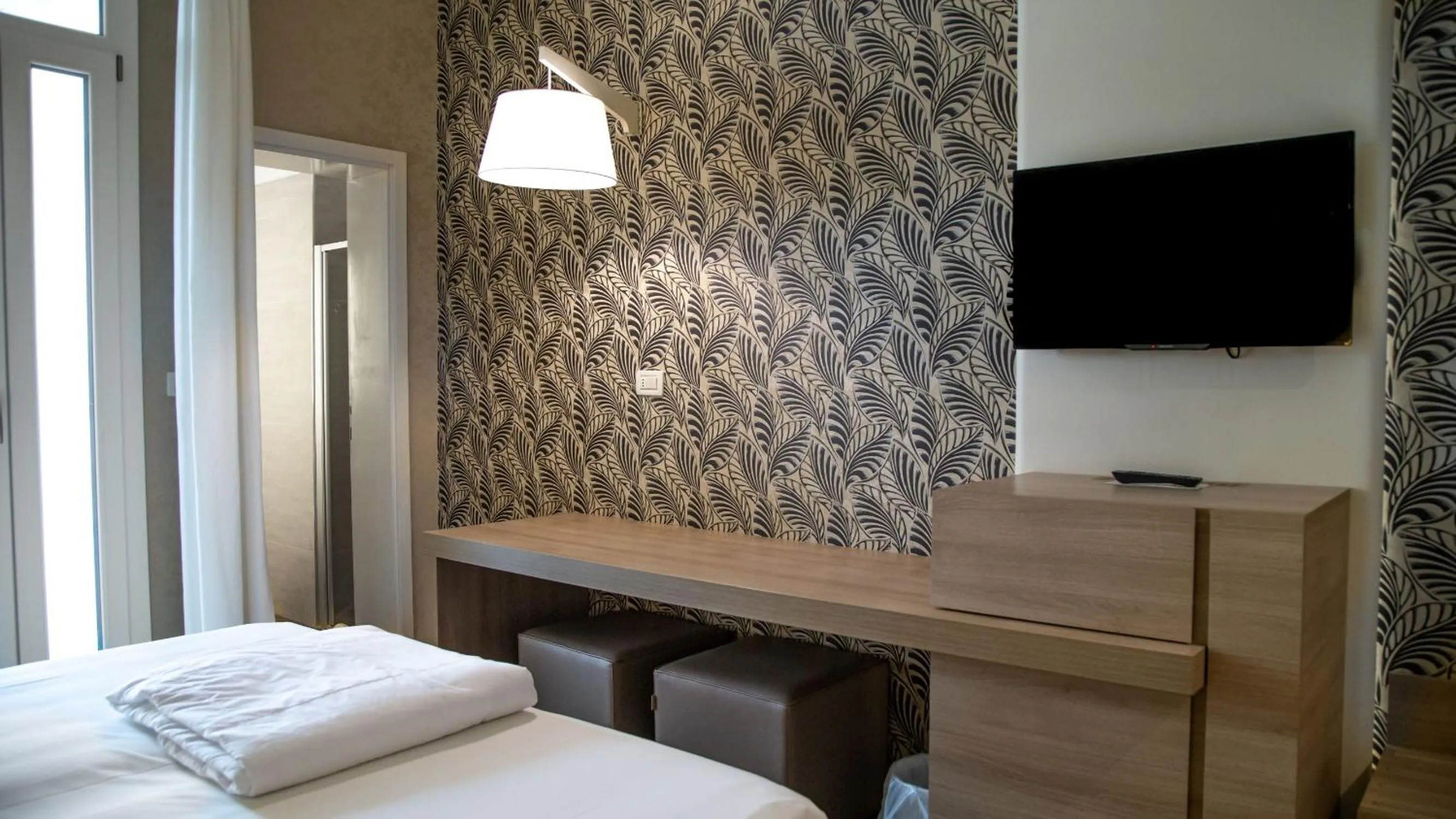 Bedroom, Bed in Hotel Corallo