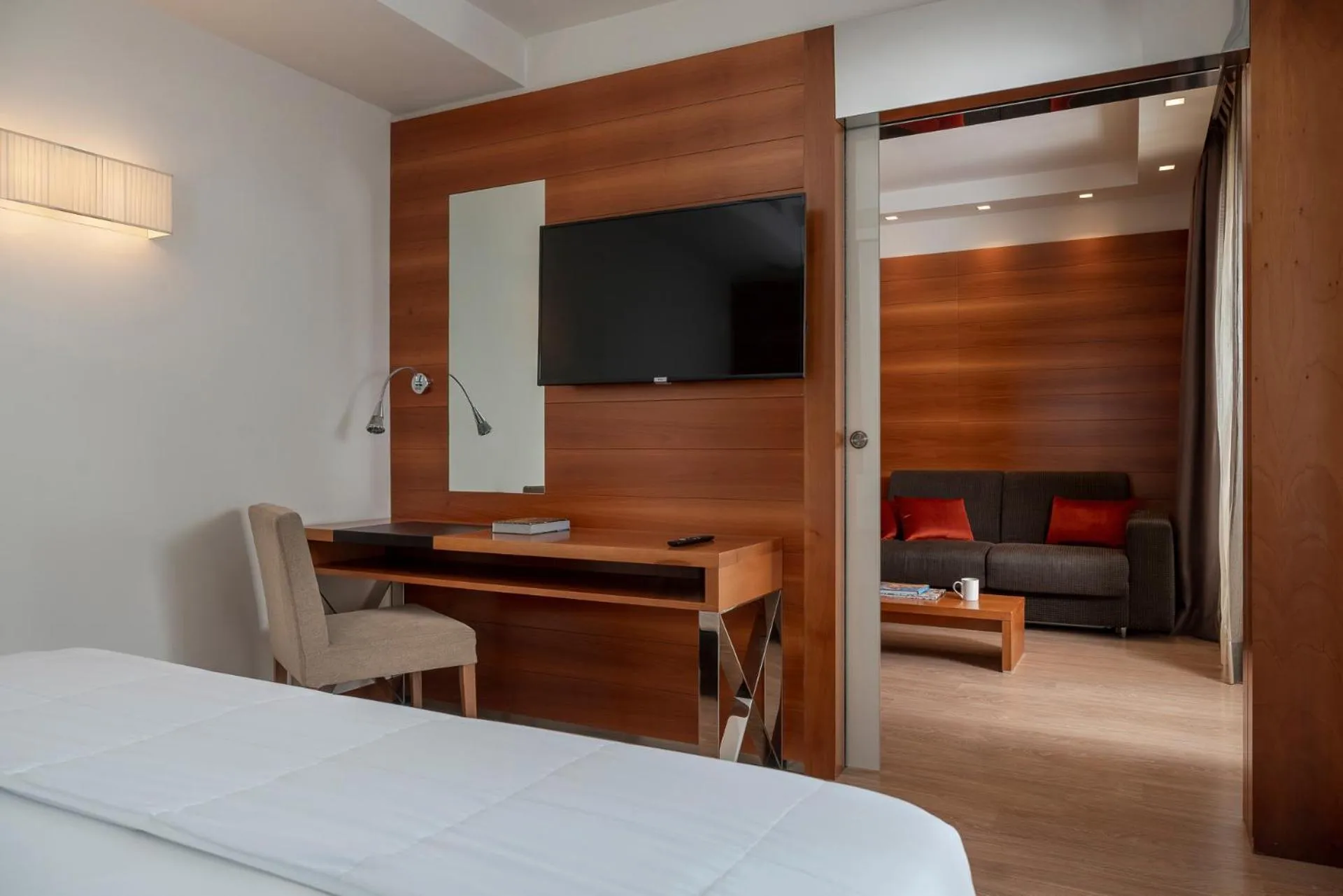 Bedroom, Bed in Hotel Corallo