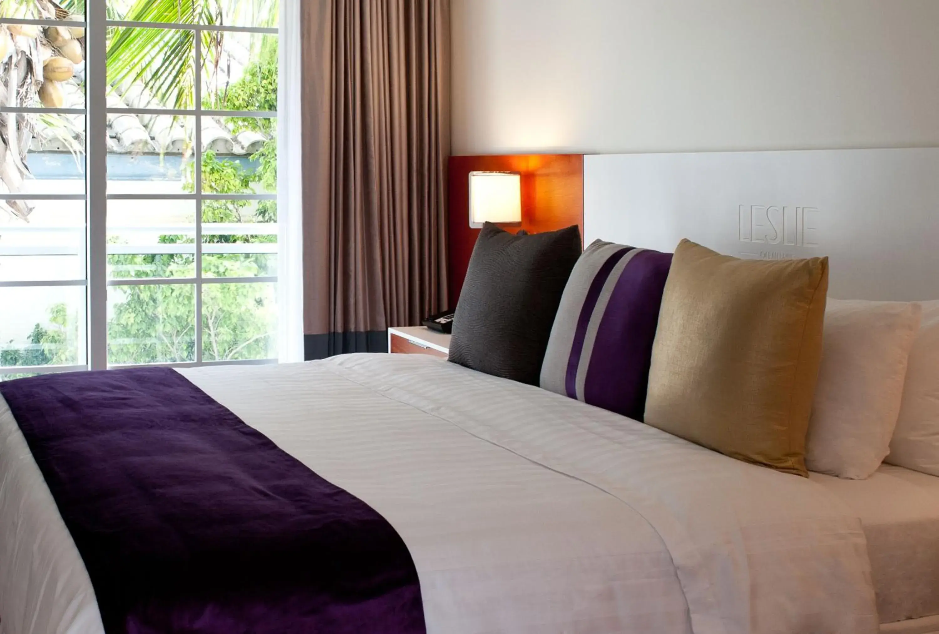 Bed in Leslie Hotel Ocean Drive Bed in Leslie Hotel Ocean Drive