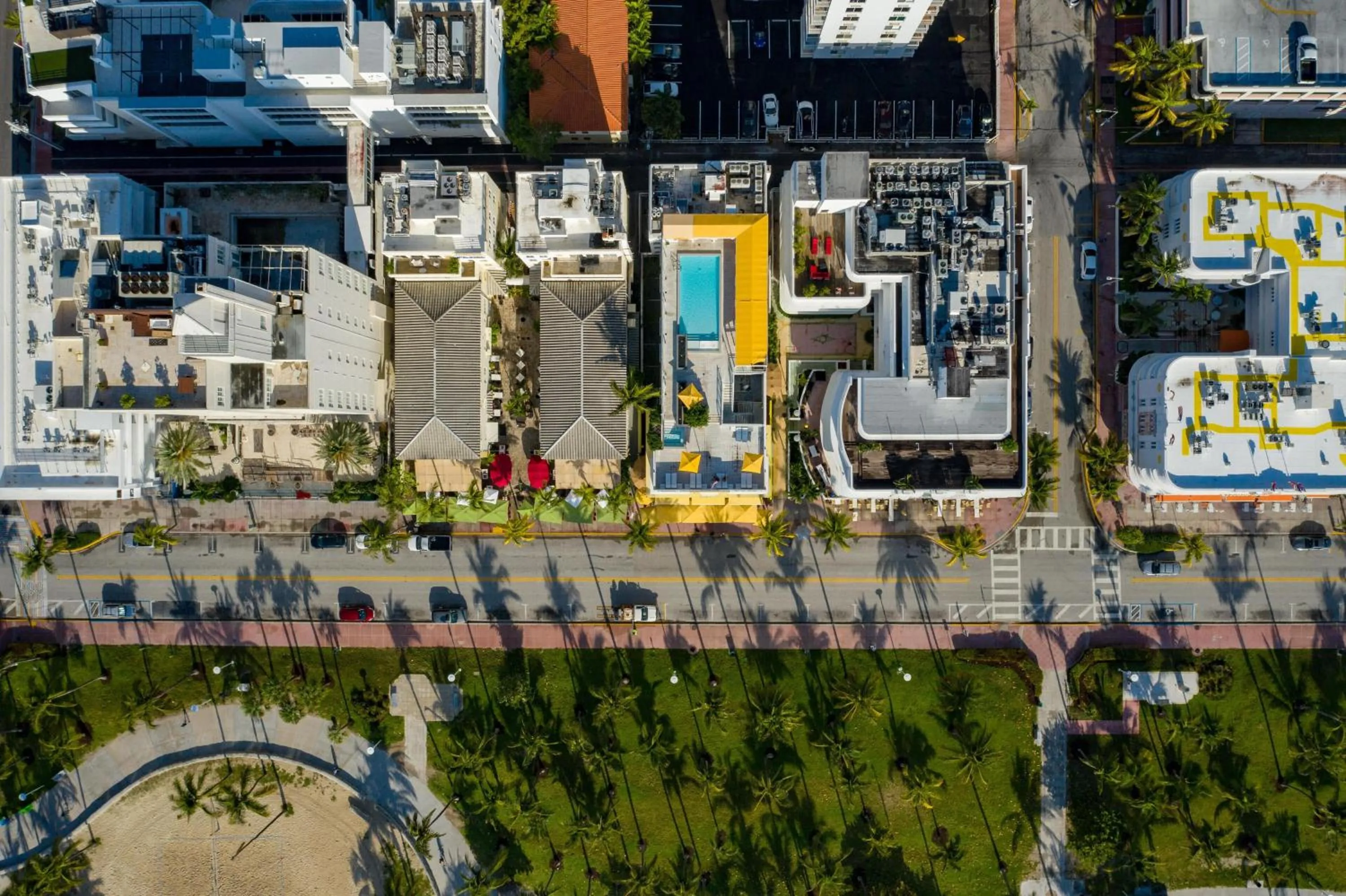 Bird's eye view in Leslie Hotel Ocean Drive