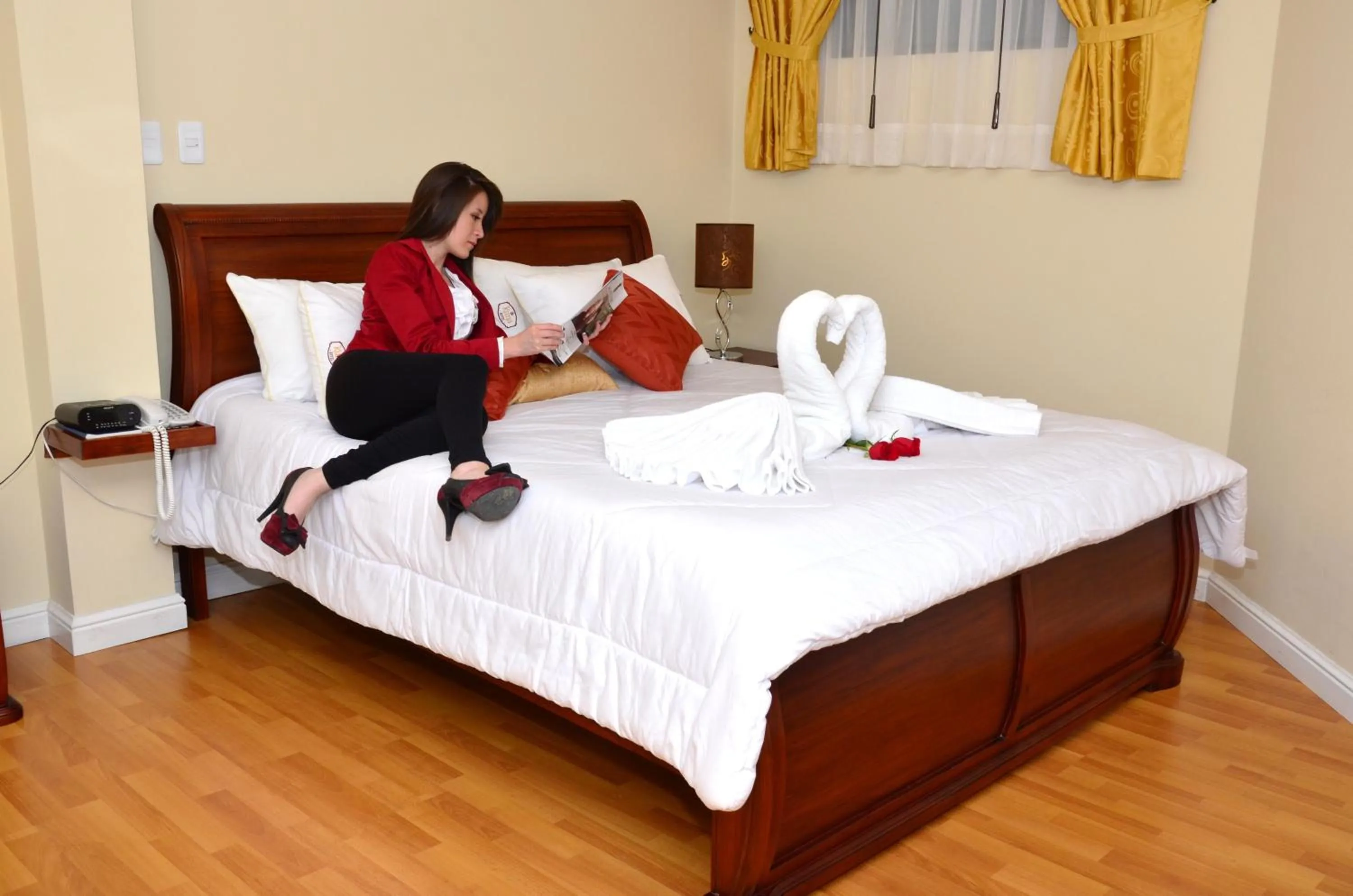 Decorative detail, Bed in Kuna Hotel