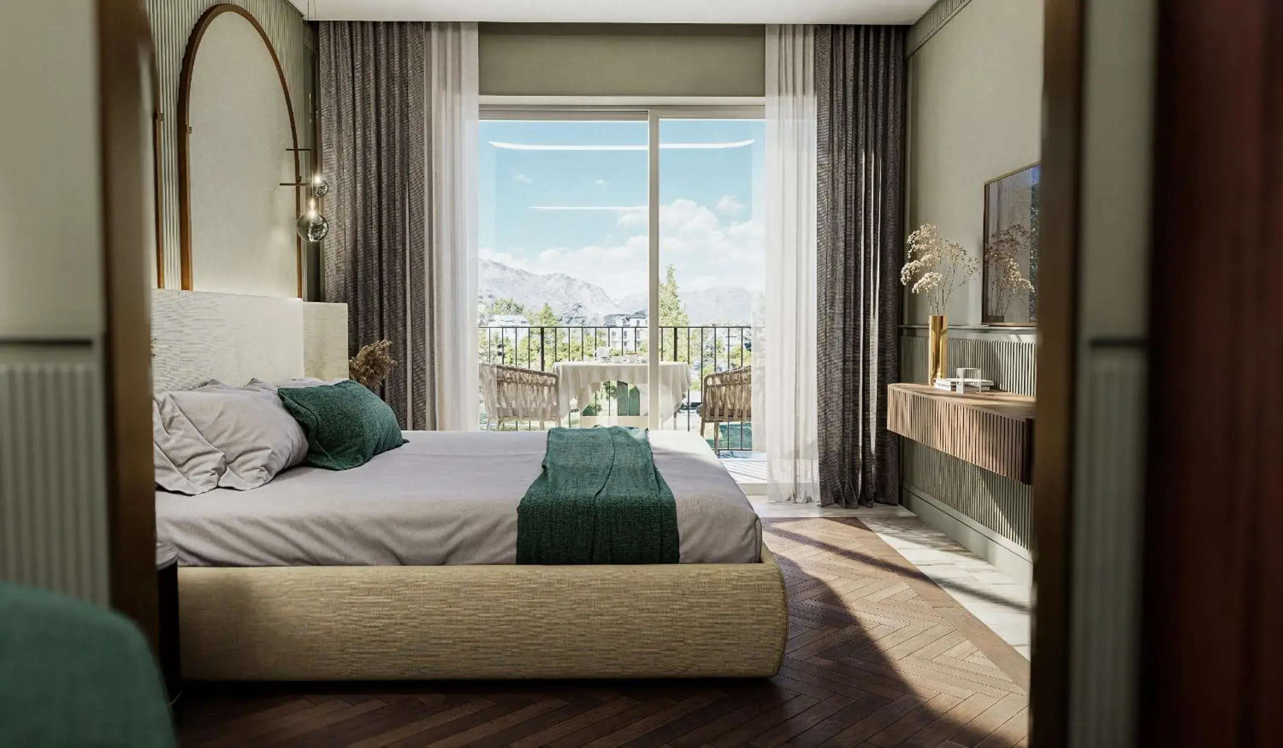 Classic Double or Twin Room - Mountain Side in Grand Hotel Bristol Classic Double or Twin Room - Mountain Side in Grand Hotel Bristol