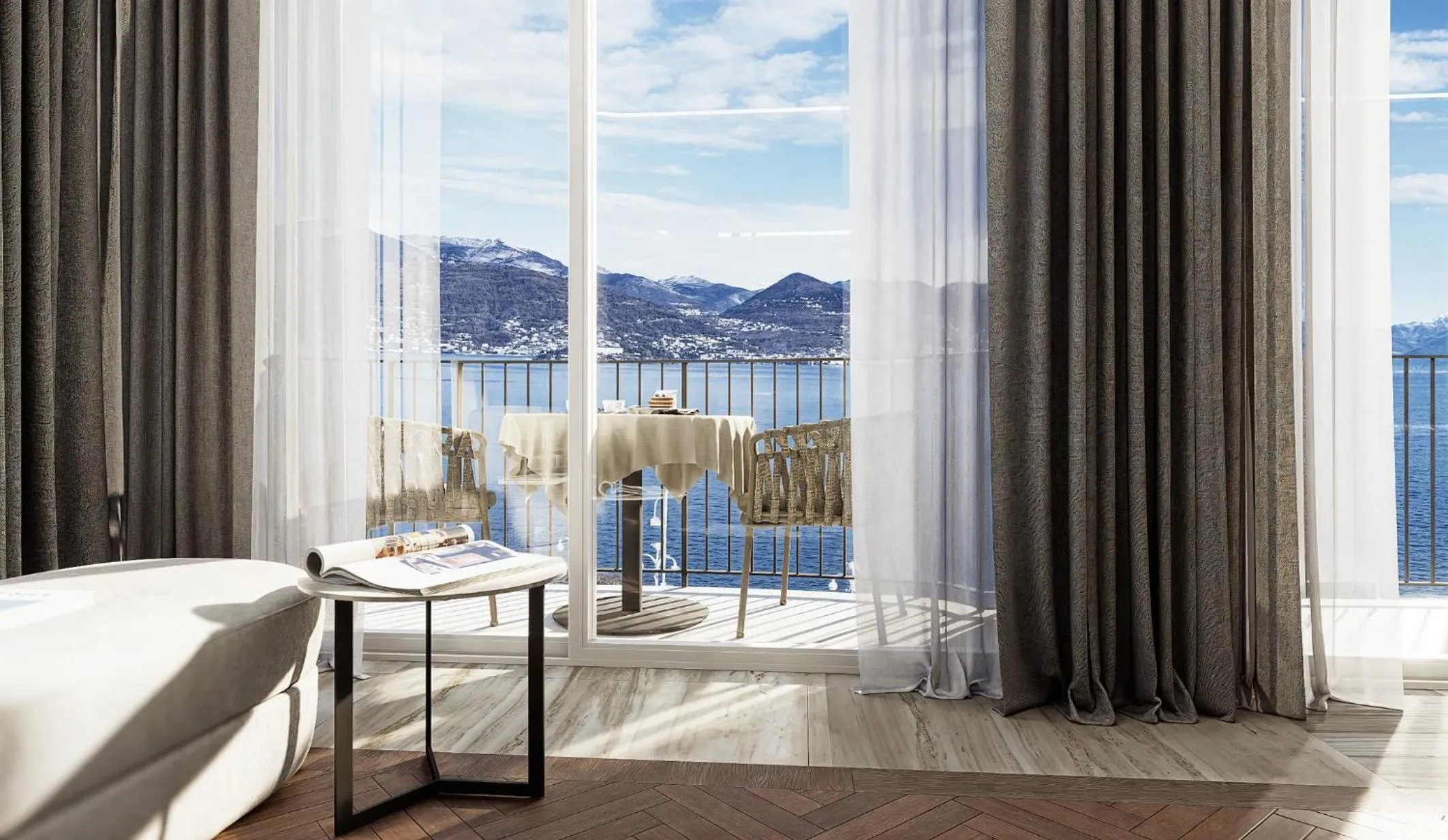 Bed in Grand Hotel Bristol