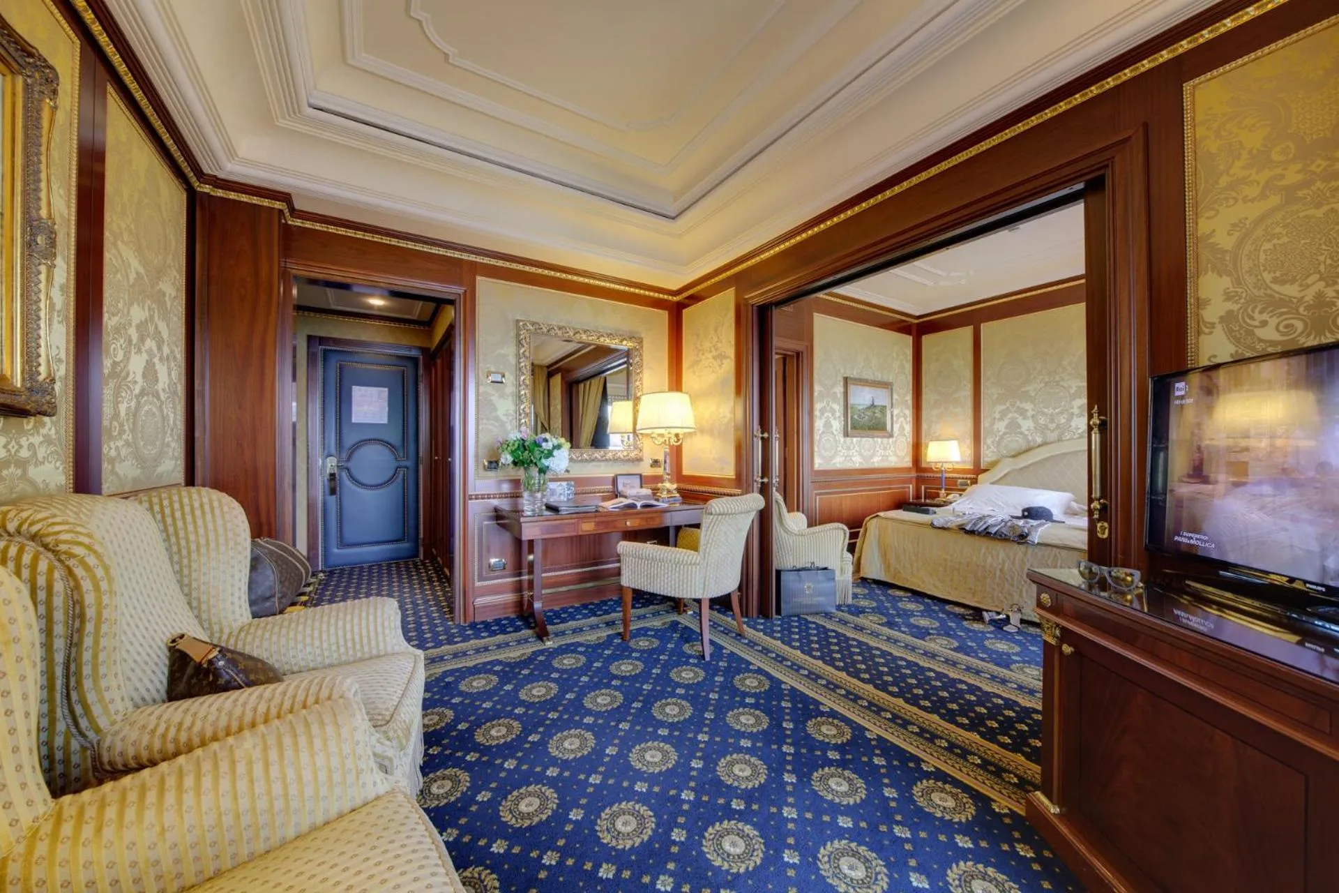 Bed in Grand Hotel Bristol