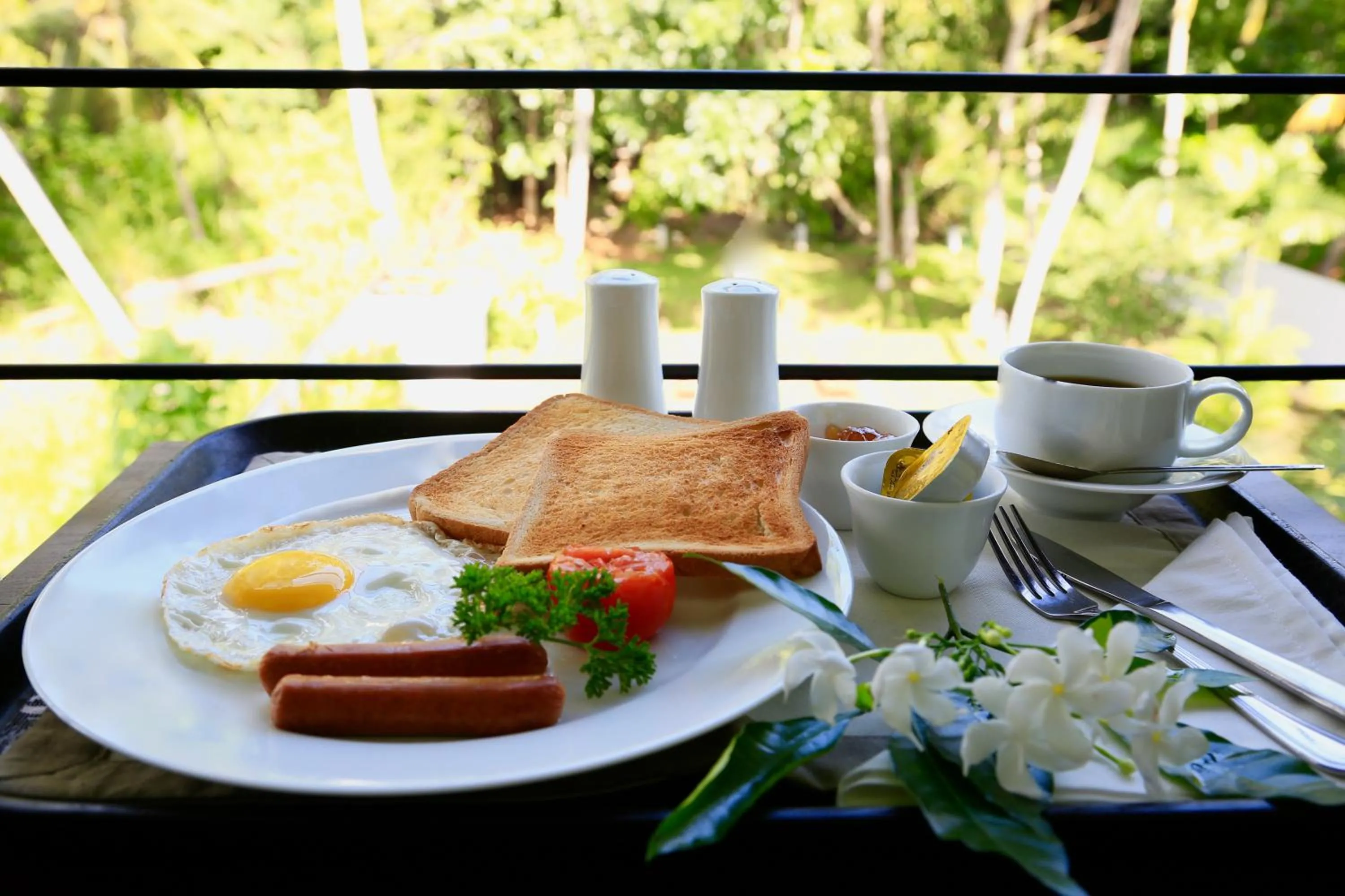 Garden view in Nature Trails Boutique Hotel
