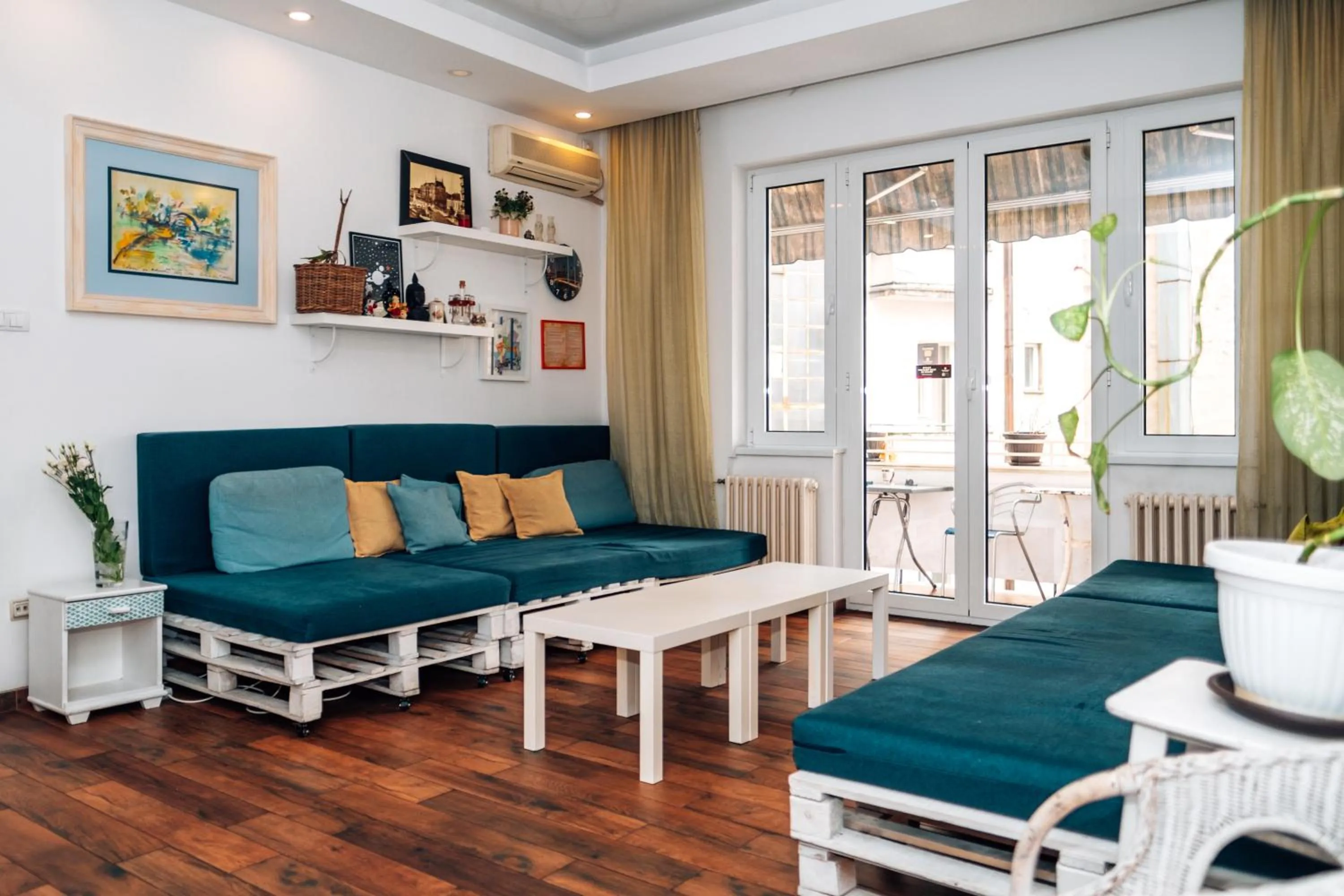 Living room in Hostel Beogradjanka