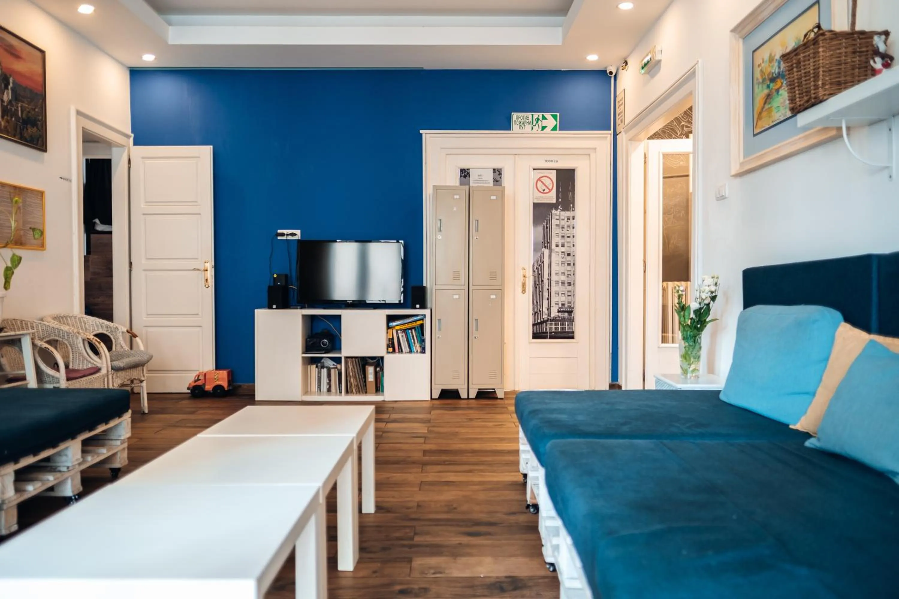 Living room in Hostel Beogradjanka