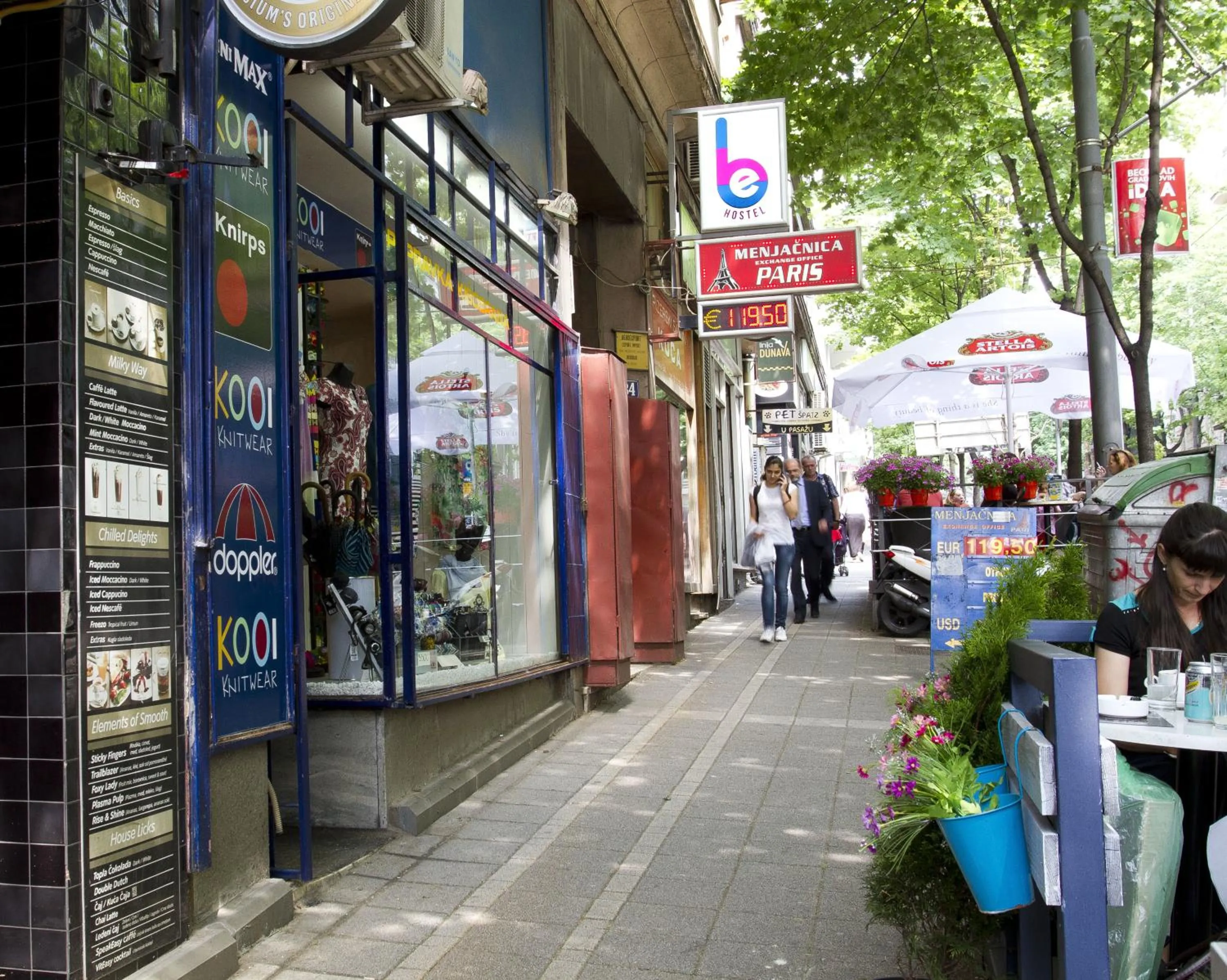 Restaurant/places to eat in Hostel Beogradjanka